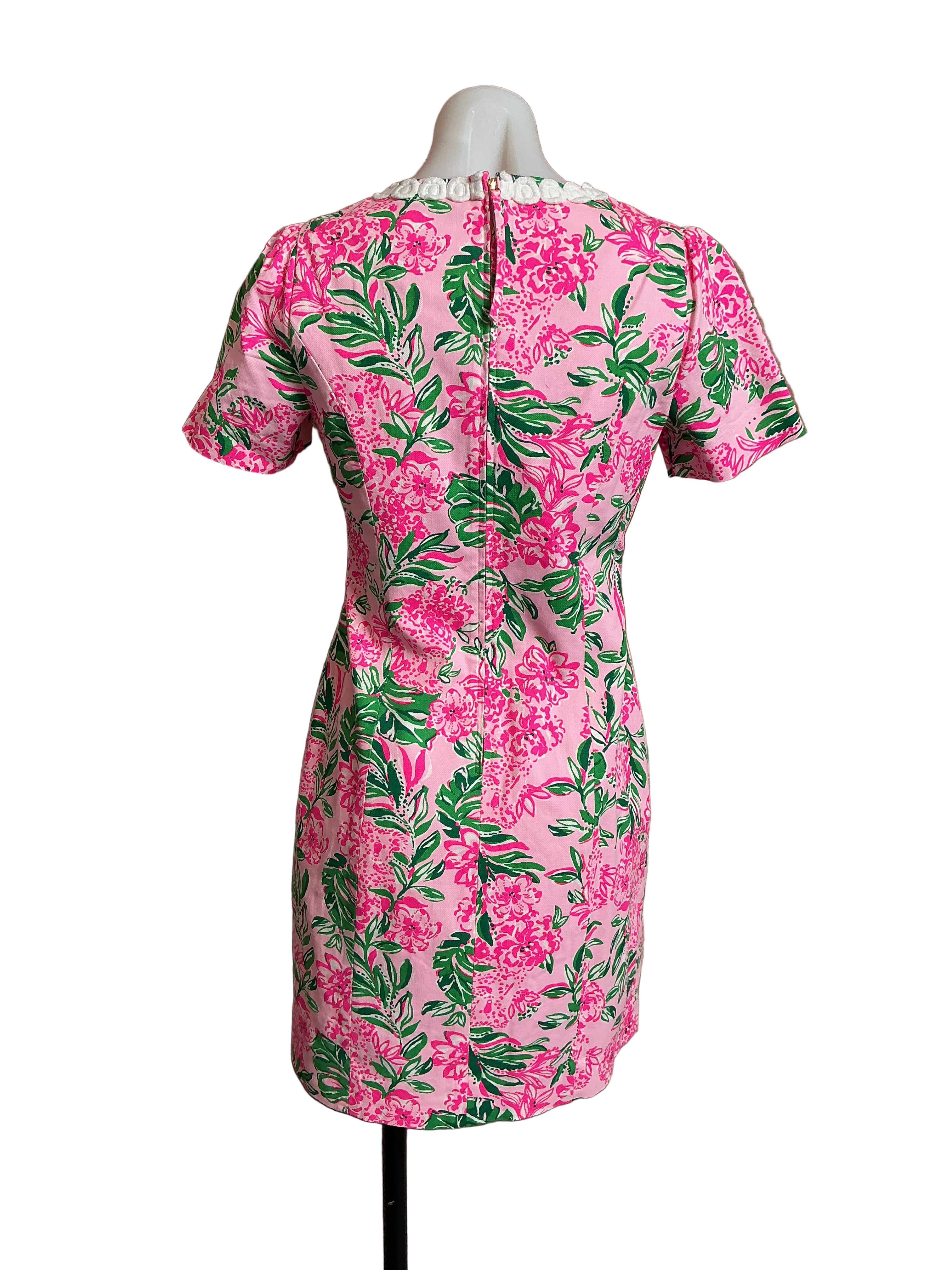 Lilly Pulitzer Mila Short Sleeve Dress Via Amore Spritzer - Size 0