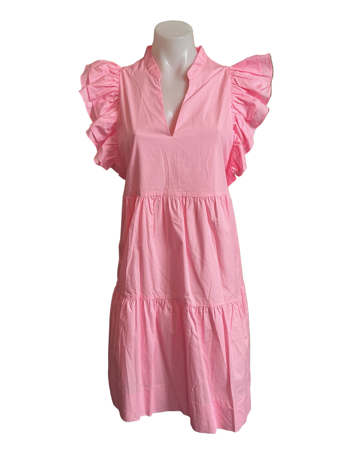 Lilly Pulitzer NWT Aldena Ruffle Sleeve C Conch Shell Pink - Size M