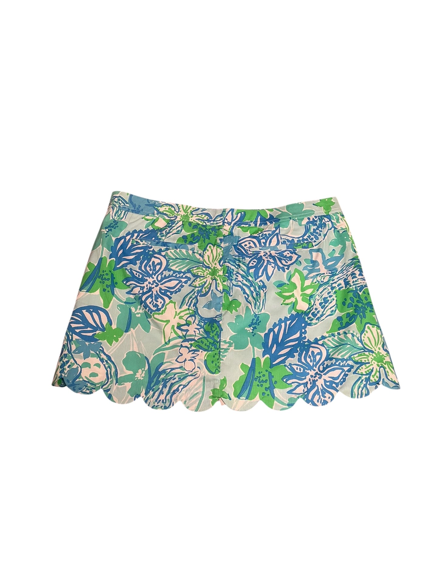 Lilly Pulitzer NWT Colette Skort Whisper Blue Boom Croc A Locca Size 14