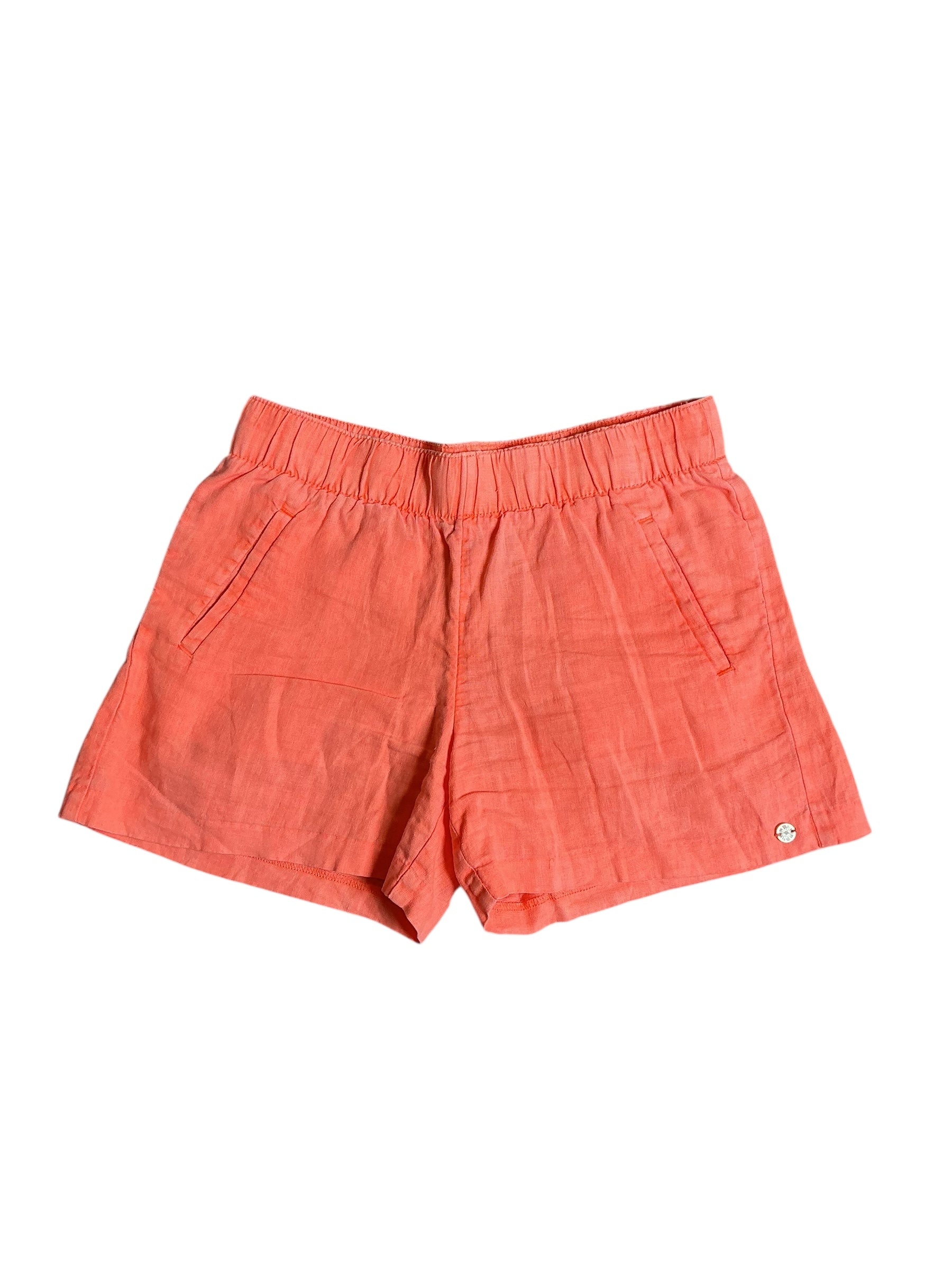 Lilly Pulitzer Lil O Linen Short - Sunrise Coral - Size XS