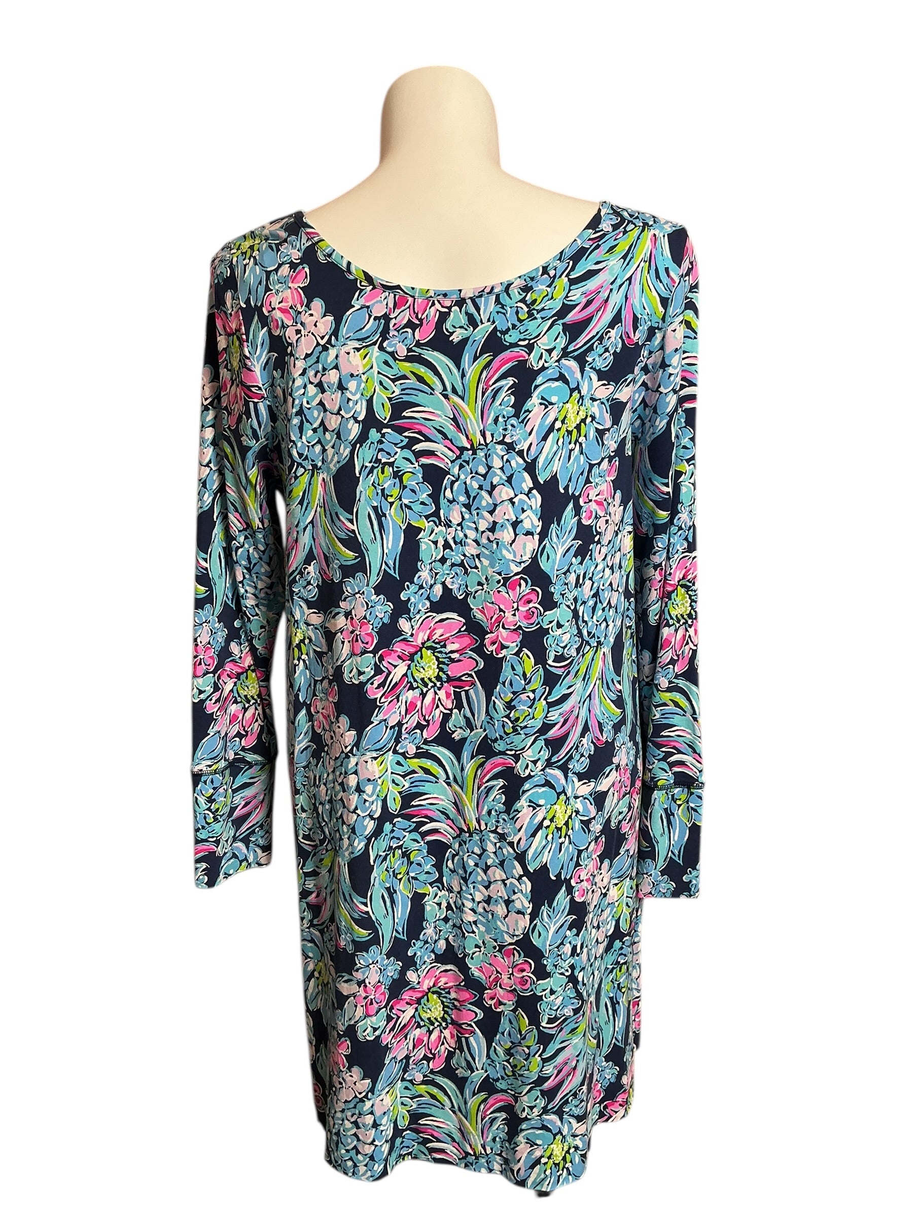 Kaisley Dual-Neck Dress Pineapple Paradise - Size XXL