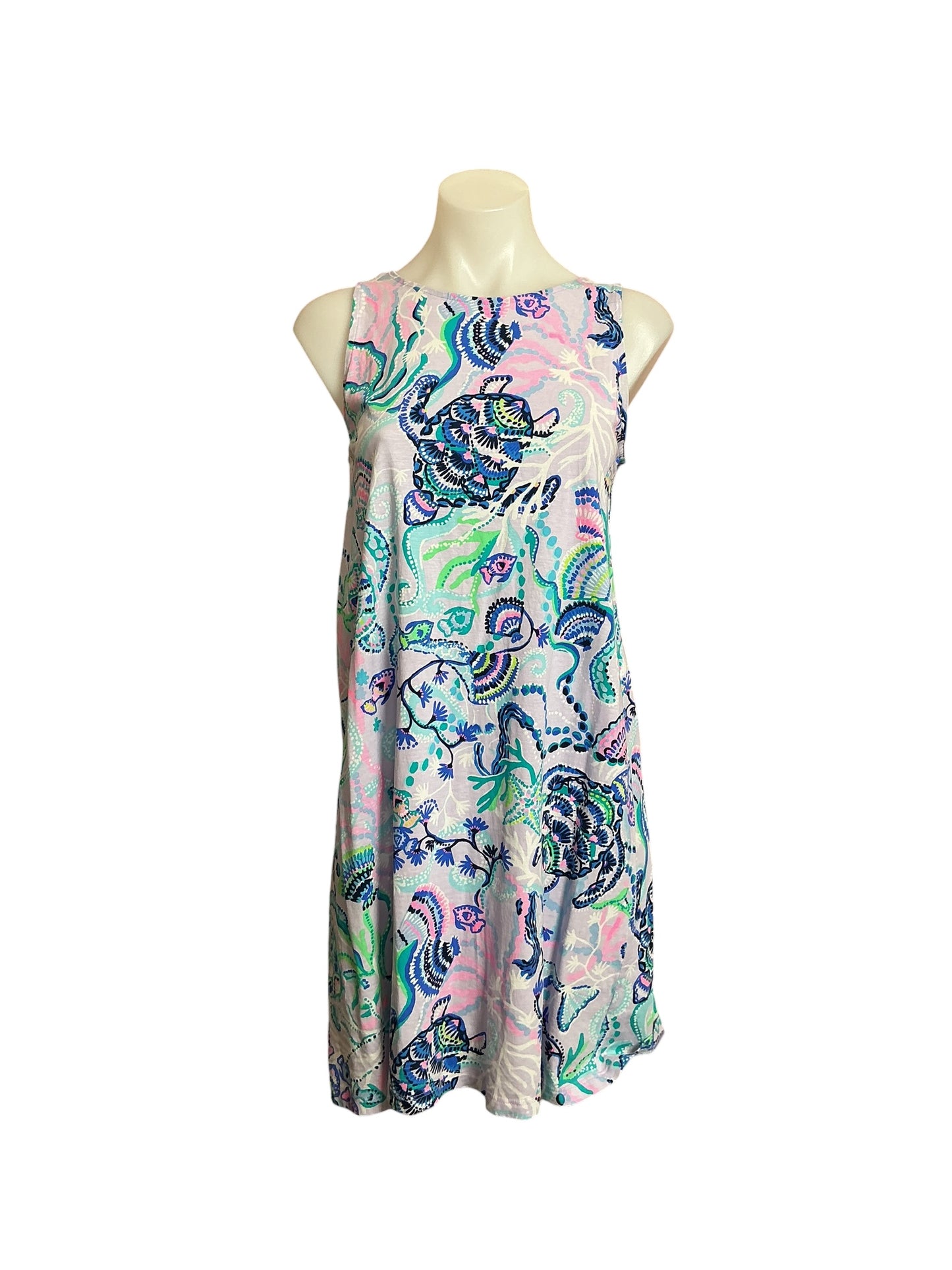 Lilly Pulitzer Kristen Dress - Lilac Freesia Mermaid For You - Size S