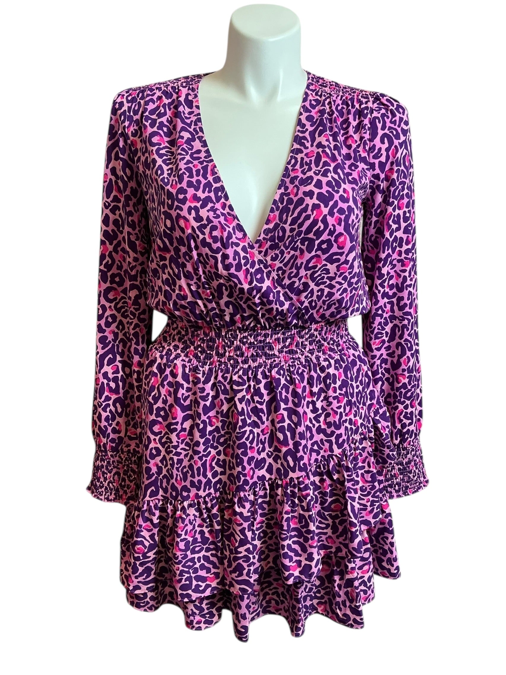 Lilly Pulitzer NWT Cristiana Stretch Dress Purple Berry My Favorite Spot - Size 8
