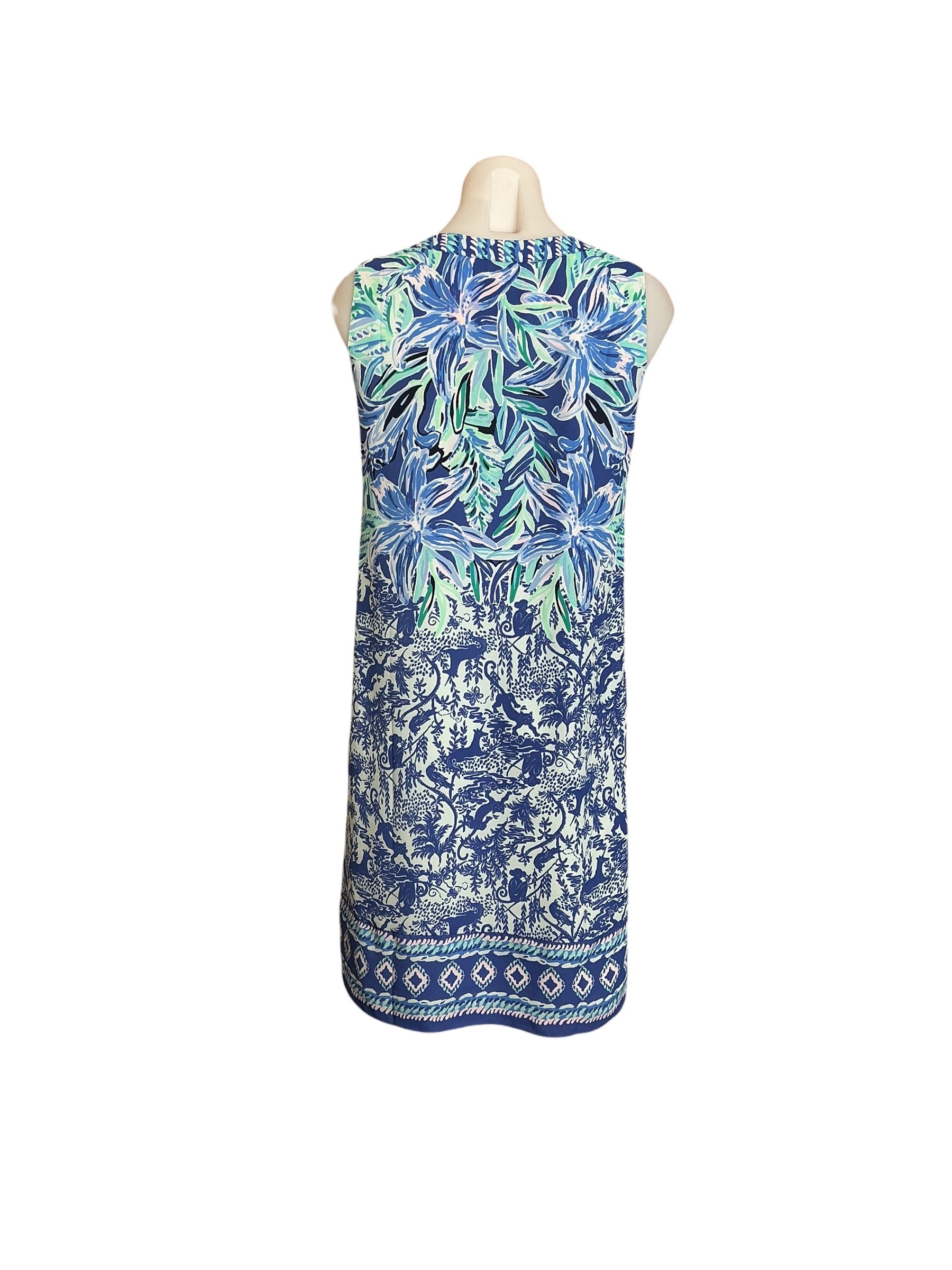 Lilly Pulitzer Eva Shift NWT - High Tide Navy Ready Set Gecko Engineered Dress - Size S