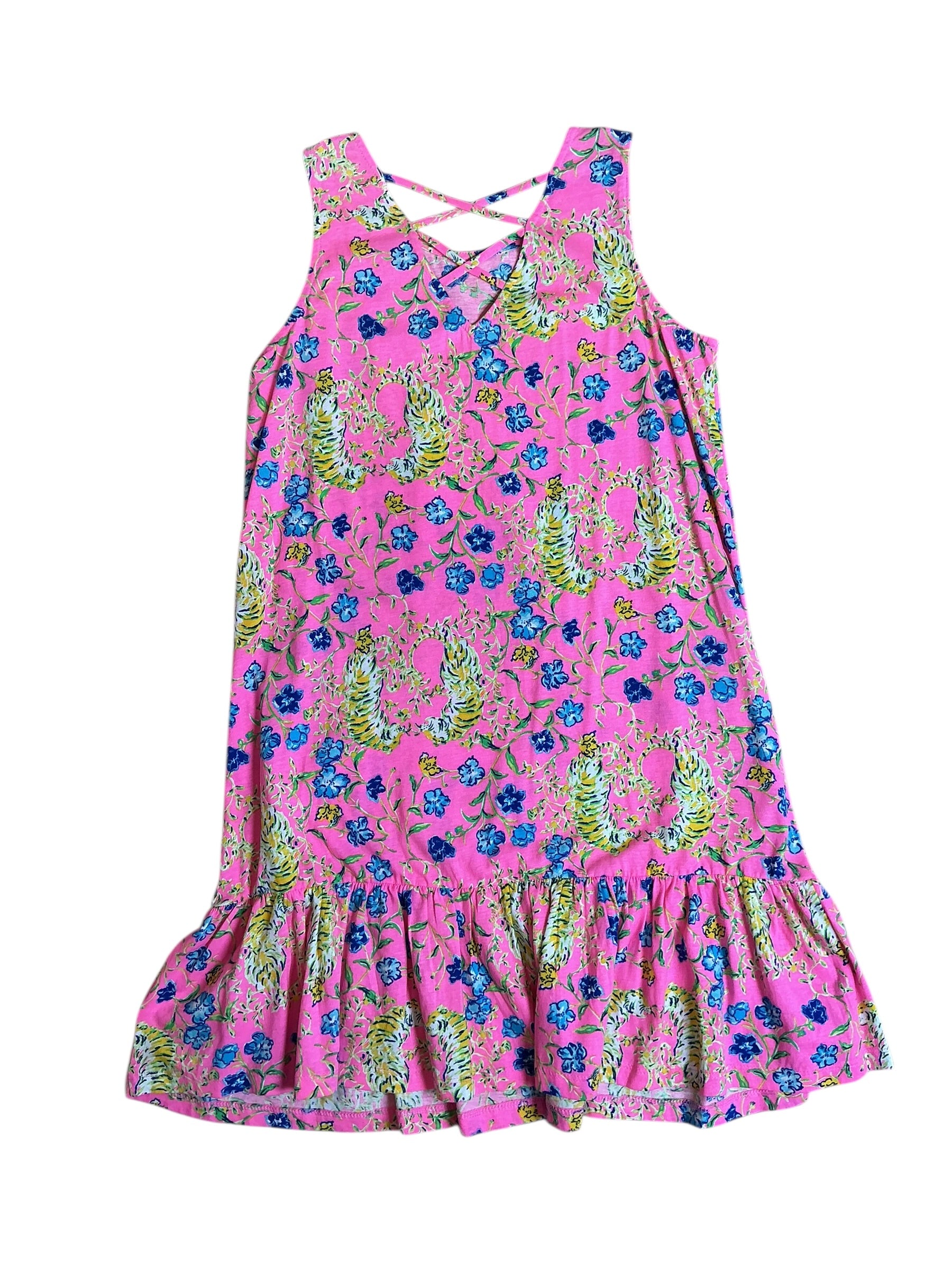 Lilly Pulitzer NWT Mini Kristen Dress - Prosecco Pink Tigress Garden - Size XL
