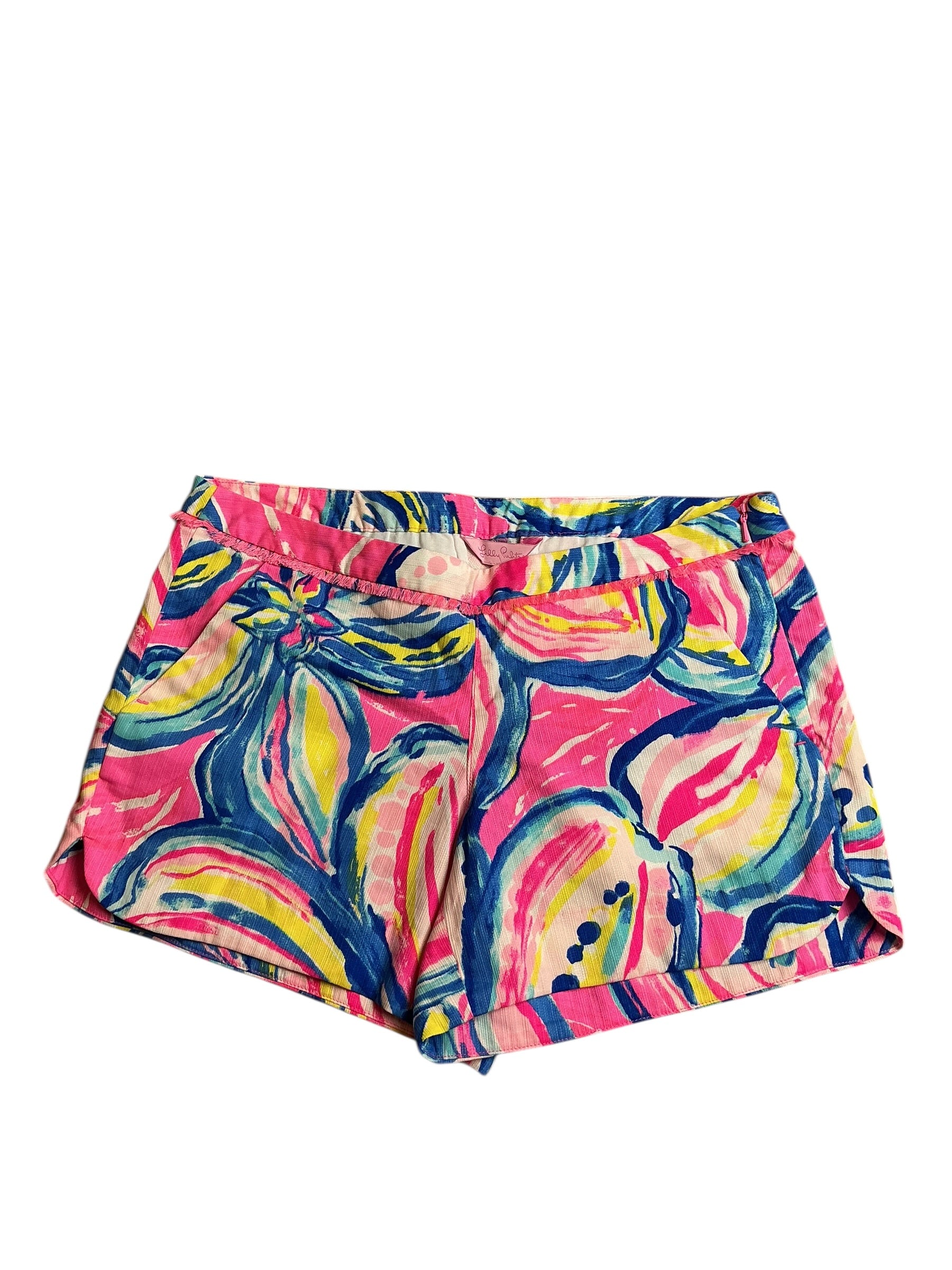 Lilly Pulitzer NWT Adie Shorts Pink Sunset The Sunny Side - Size 0