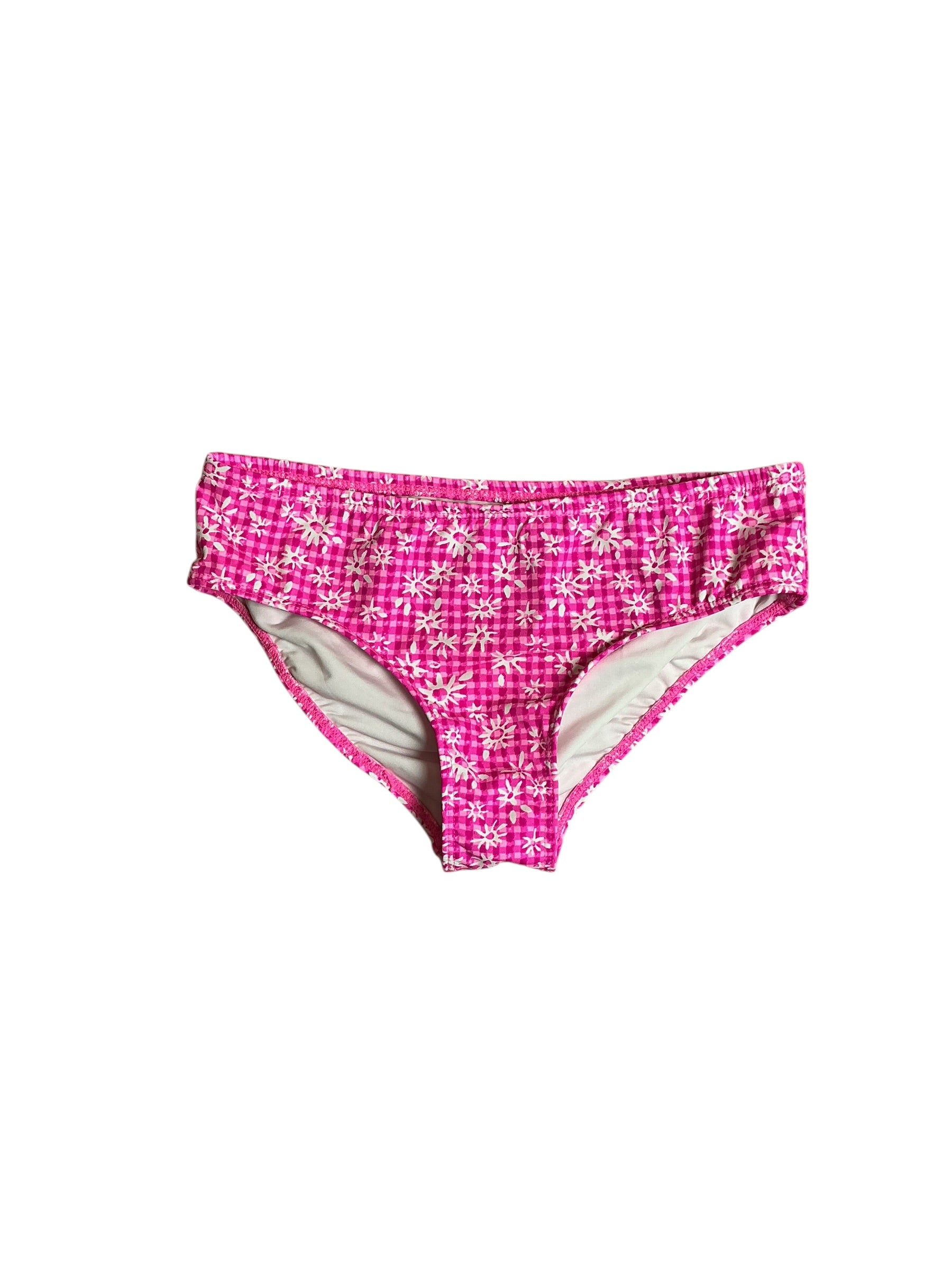 Lilly Pulitzer Trey Bikini Bottom - Aura Pink Check You Out - Size 10