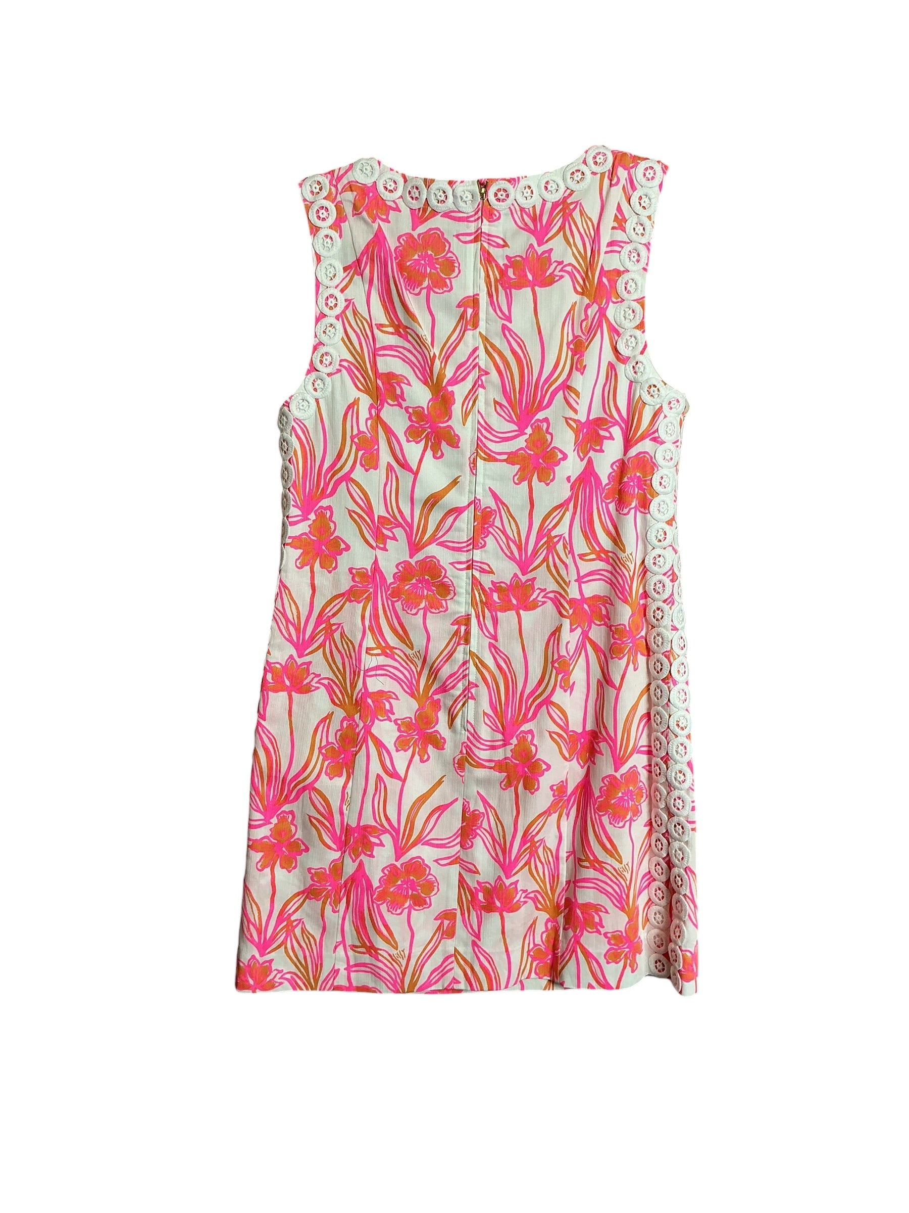 Lilly Pulitzer NWT Sadie Shift Romper - Resort White Lovely Long Stems - Size 2