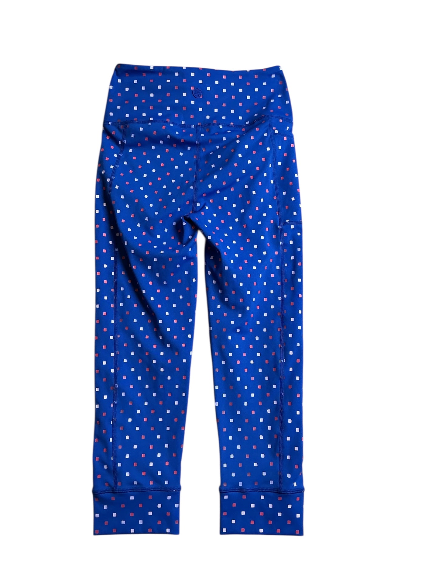 Lilly Pulitzer NWT Weekender High Rise Borealis Blue Lilly Squared Luxletic - Size XS