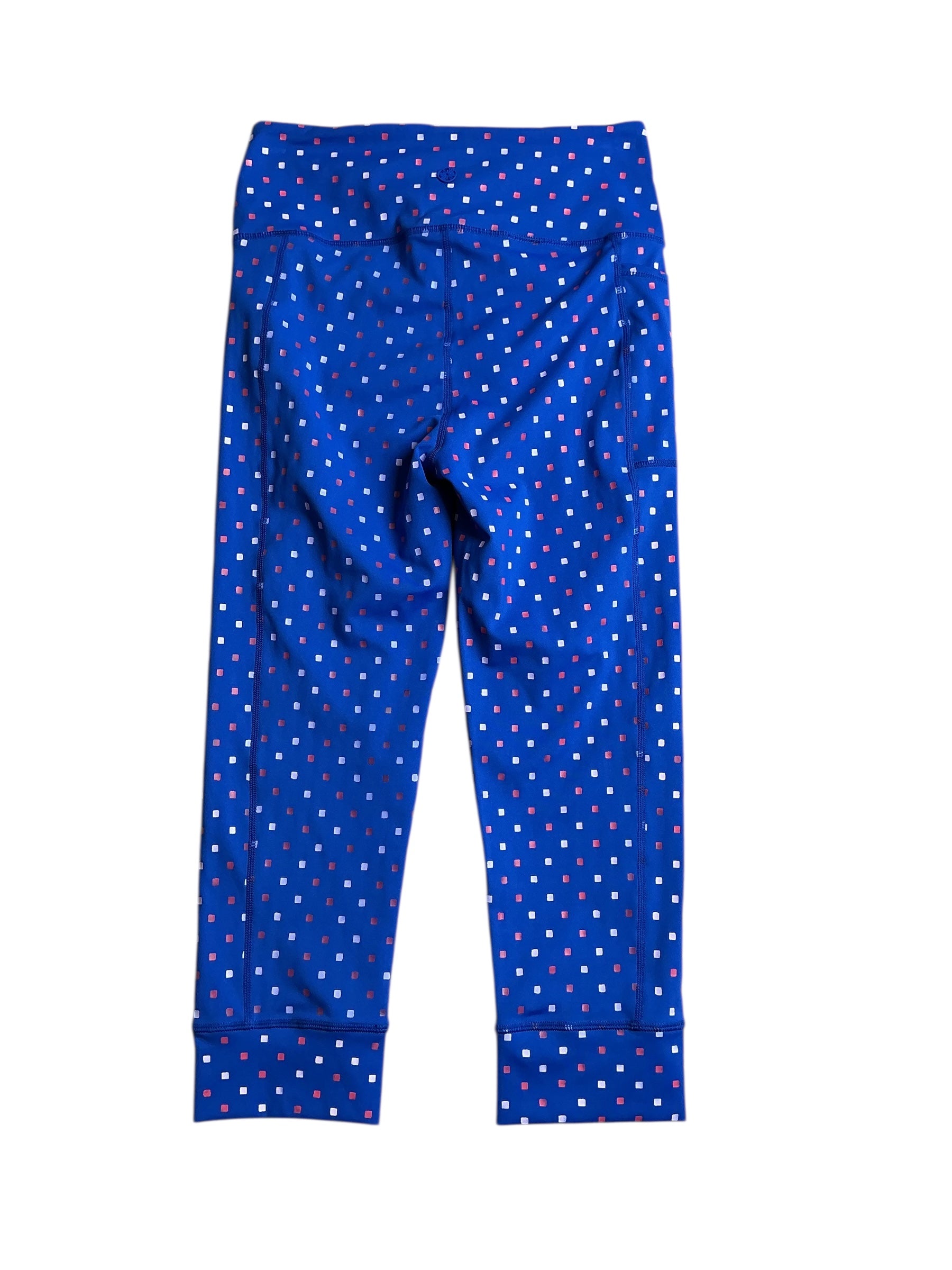 Lilly Pulitzer NWT Weekender High Rise Borealis Blue Lilly Squared Luxletic - Size S