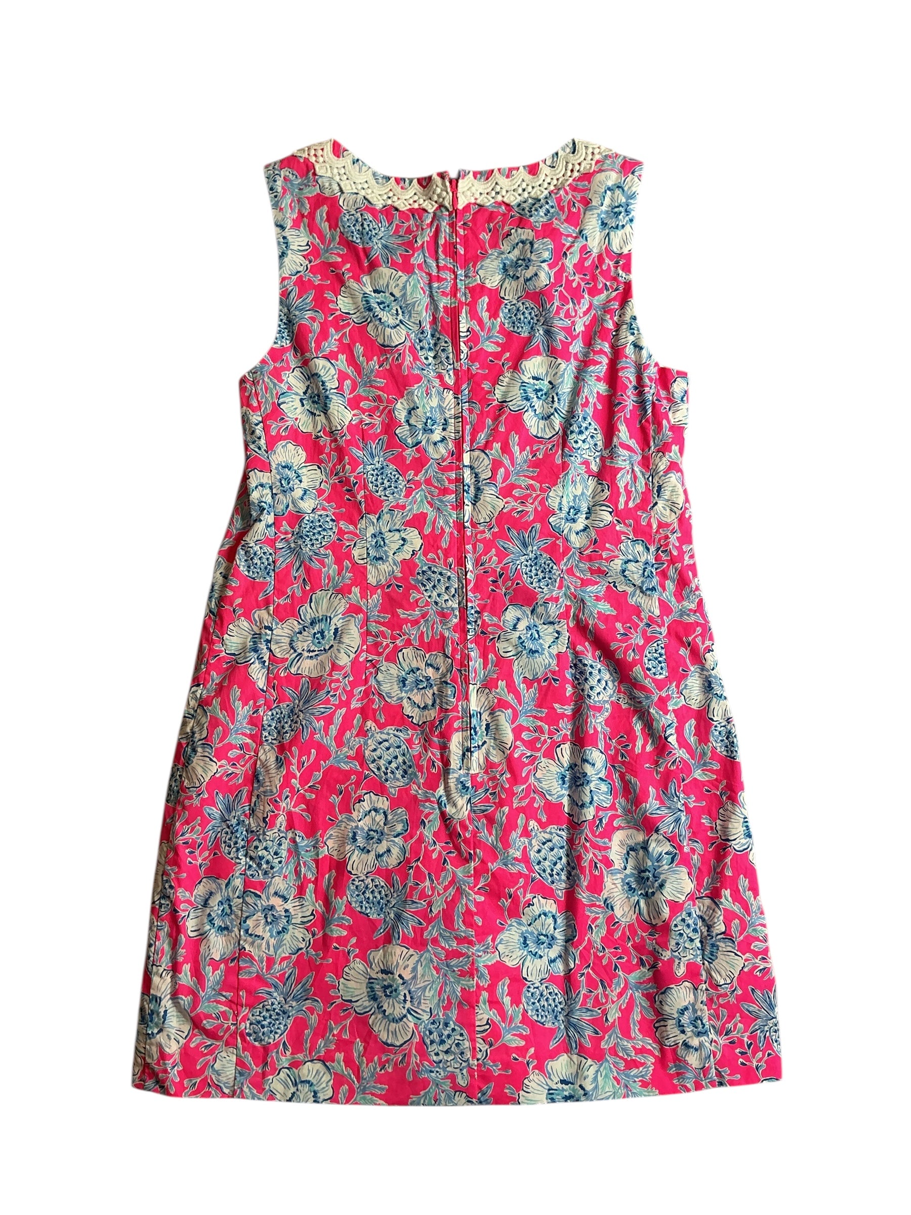 Lilly Pulitzer NWT Ginge Shift Romper Roxie Pink Wave N Sea - Size 8