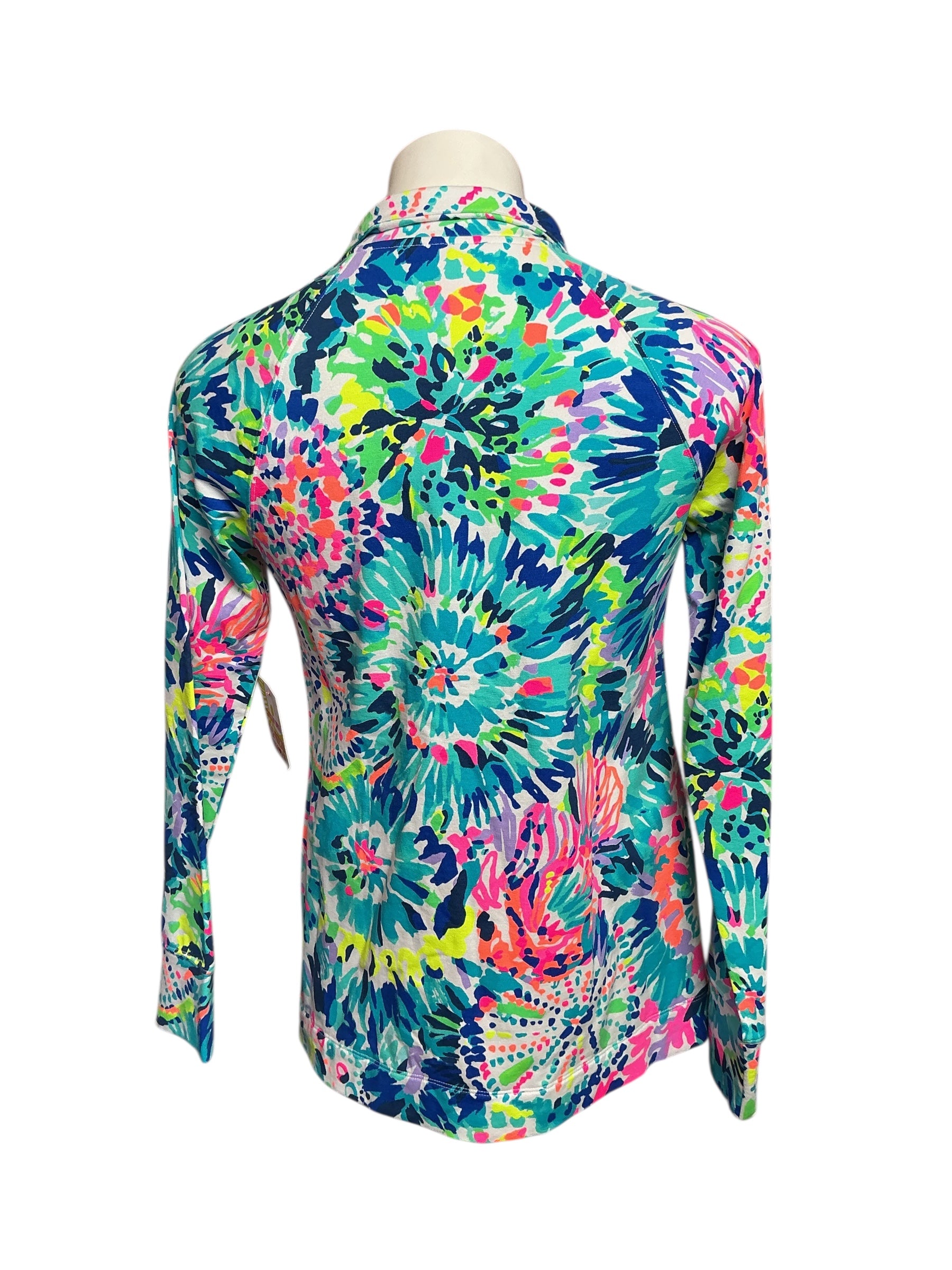 Lilly Pulitzer NWT UPF 50+ Skipper Popover Multi Dive In - Size S