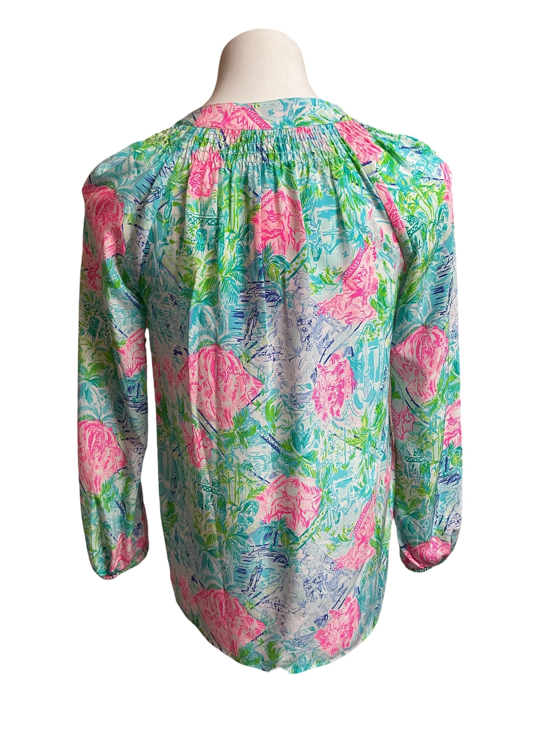 Lilly Pulitzer NWT Elsa Top Multi Bohemian Queen Small - Size XXS