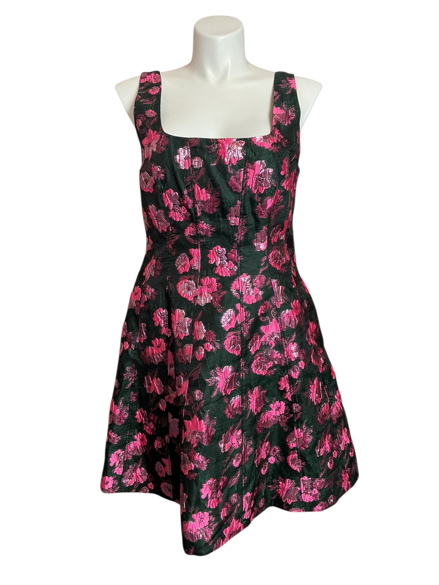 Lilly Pulitzer NWT Leya Floral Jacquard D Evergreen Hibis Kiss Jacquard - Size 16