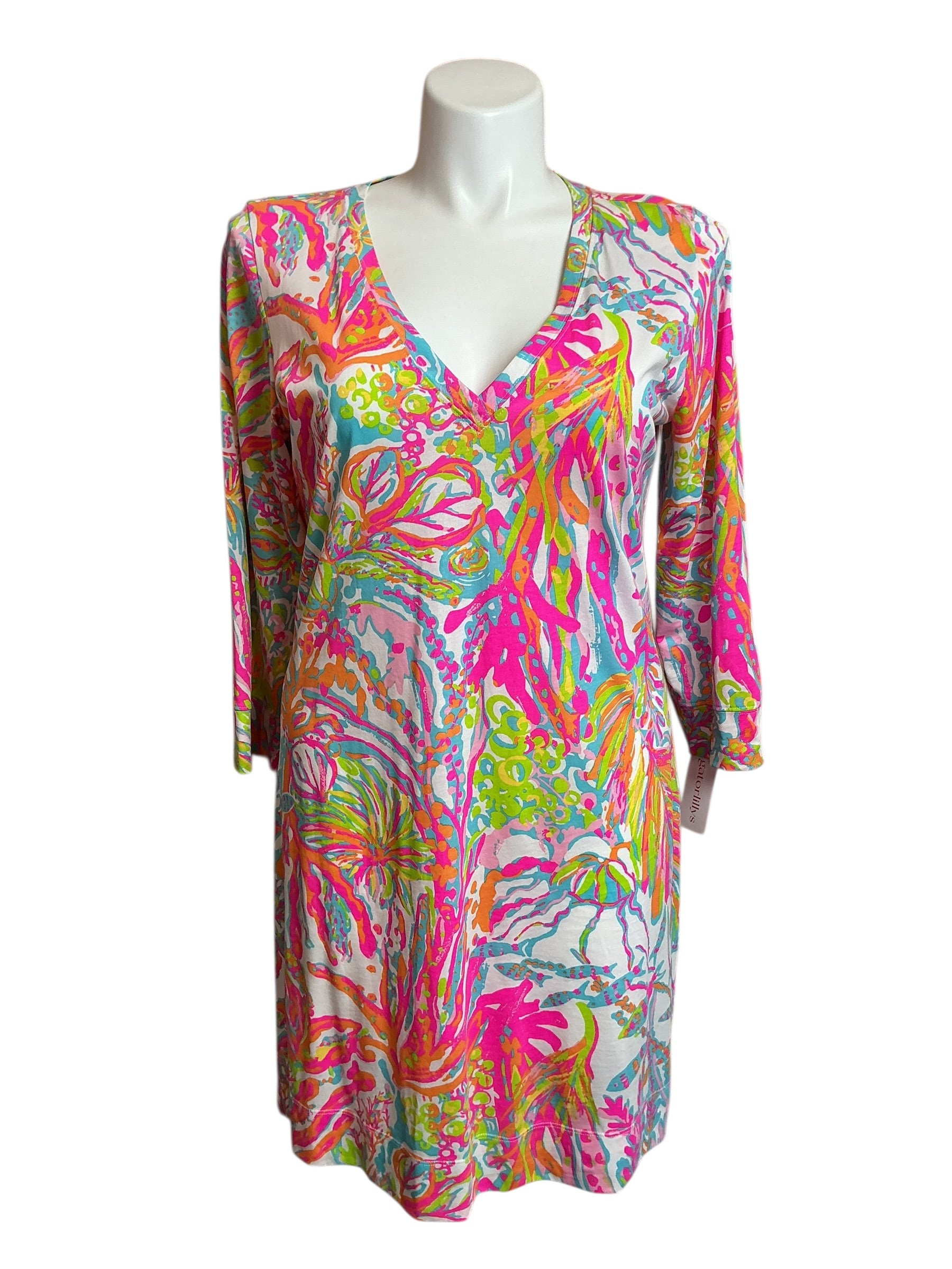 Lilly Pulitzer Christie Dress Scuba to Cuba - Size XL