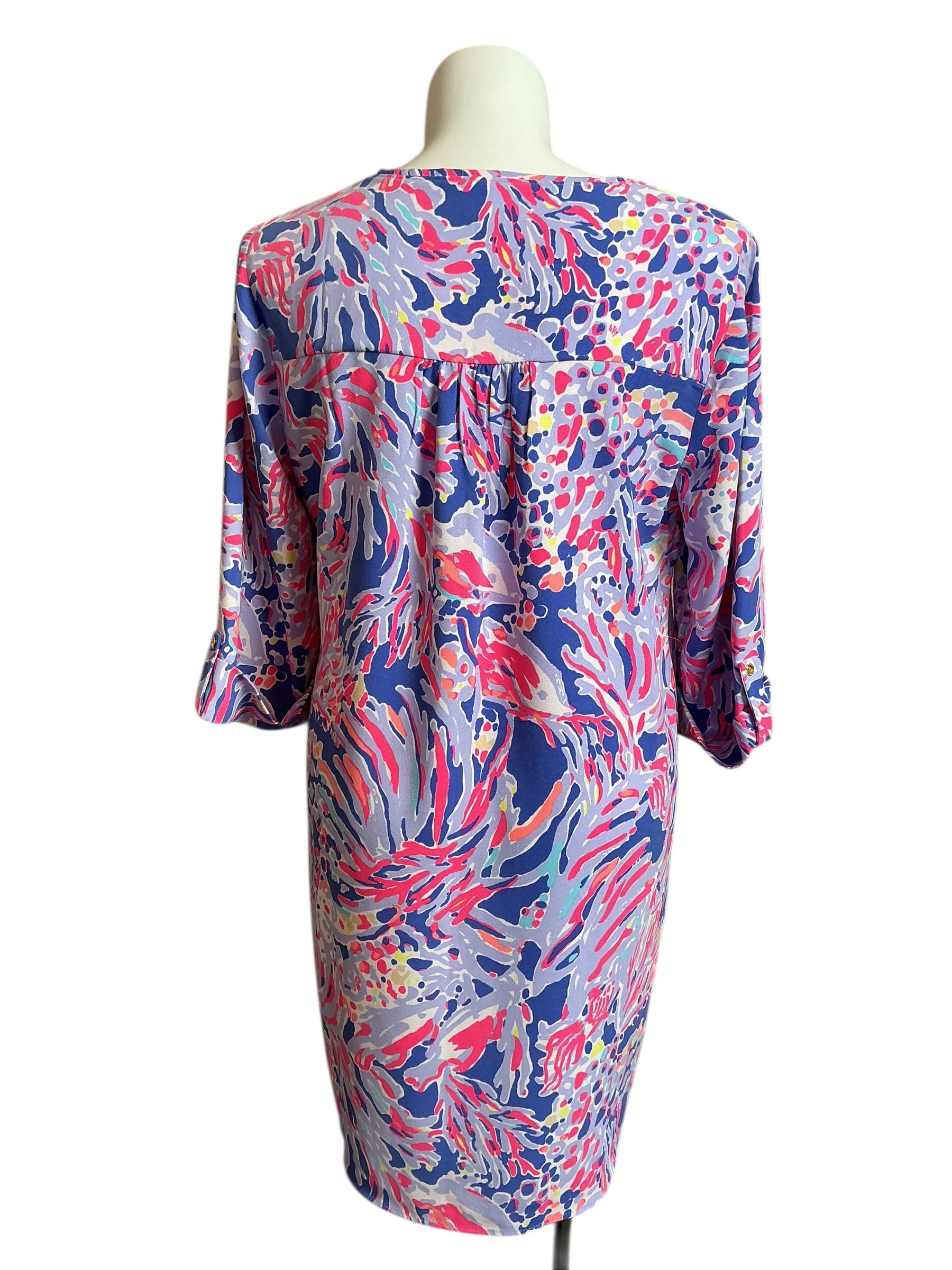 Lilly Pulitzer NWT Arielle Tunic Dress Iris Blue Shrimply Chic - Size XL