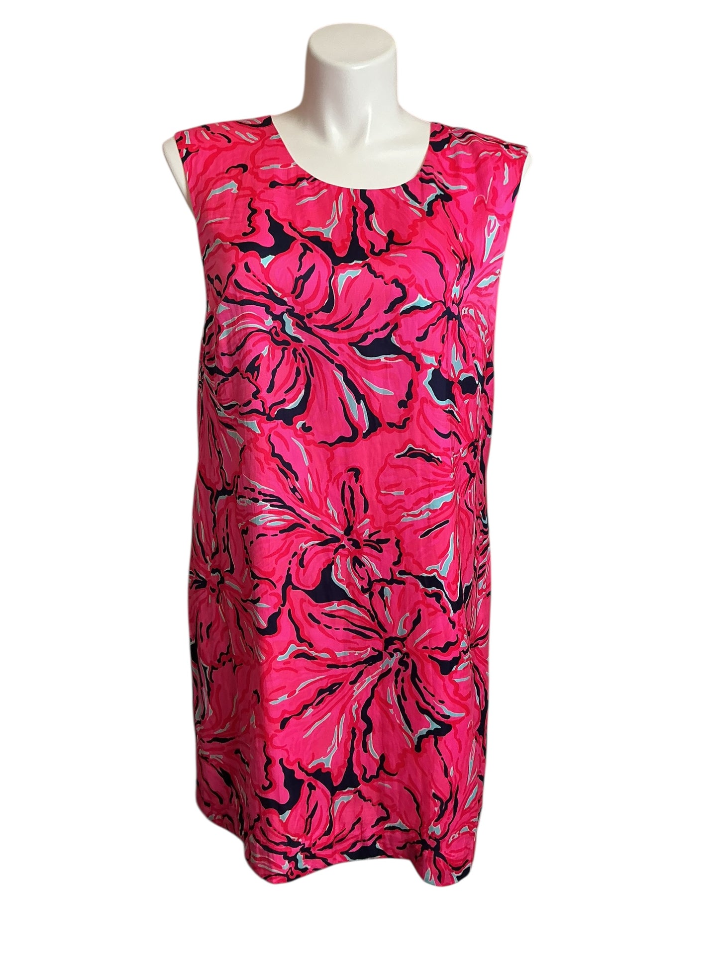 Lilly Pulitzer NWT Iona Shift Bright Navy Flirty Engineered Iona Shift Dress - Size XL