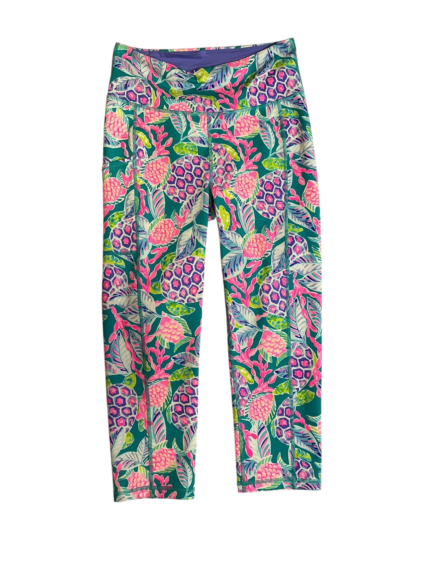 Lilly Pulitzer Weekender High Rise Crop - Maldives Green Turtle Wave - Size M