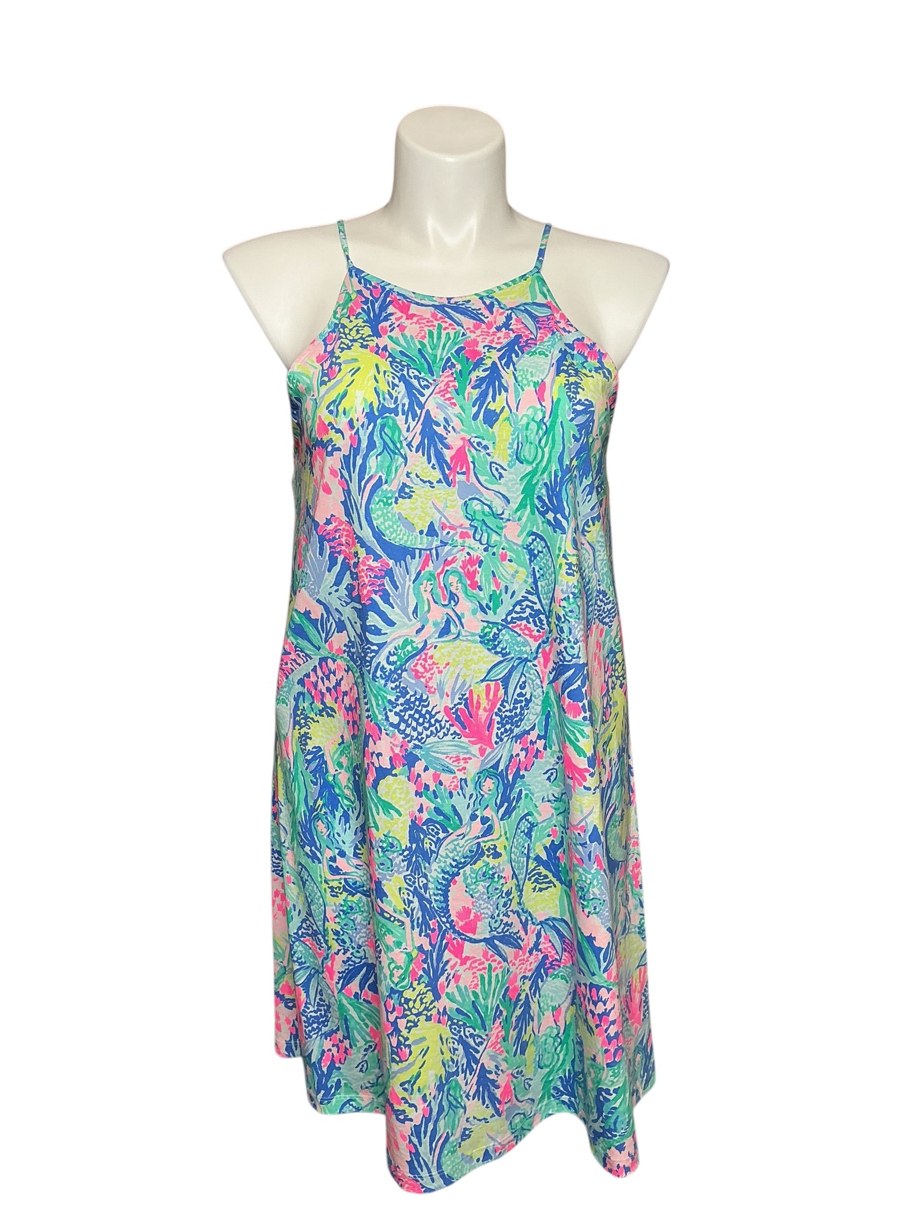 Lilly Pulitzer NWT Margot Dress - Multi Mermaids Cove - Size XL