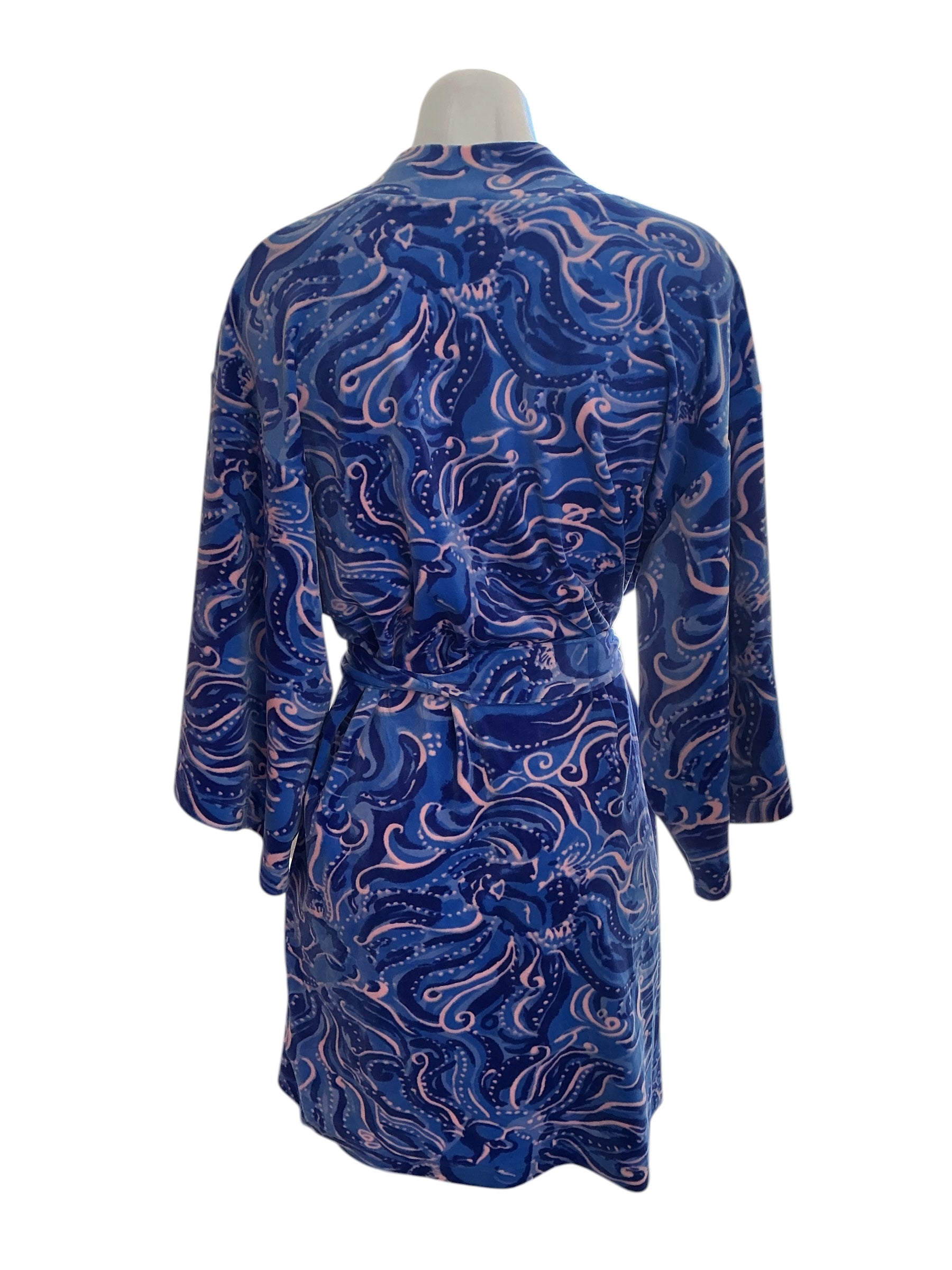 Lilly Pulitzer NWT Elaine Robe - Coastal Blue Whispurr - Size S/M