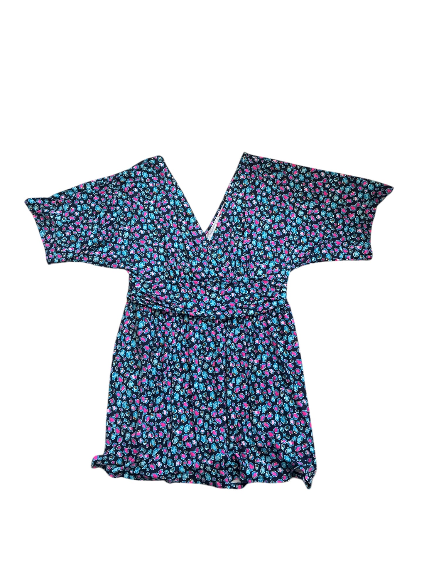 Lilly Pulitzer Parigi Knit Skort Romper - Seabreeze Blue Low Tide Navy Spotted - Size XL