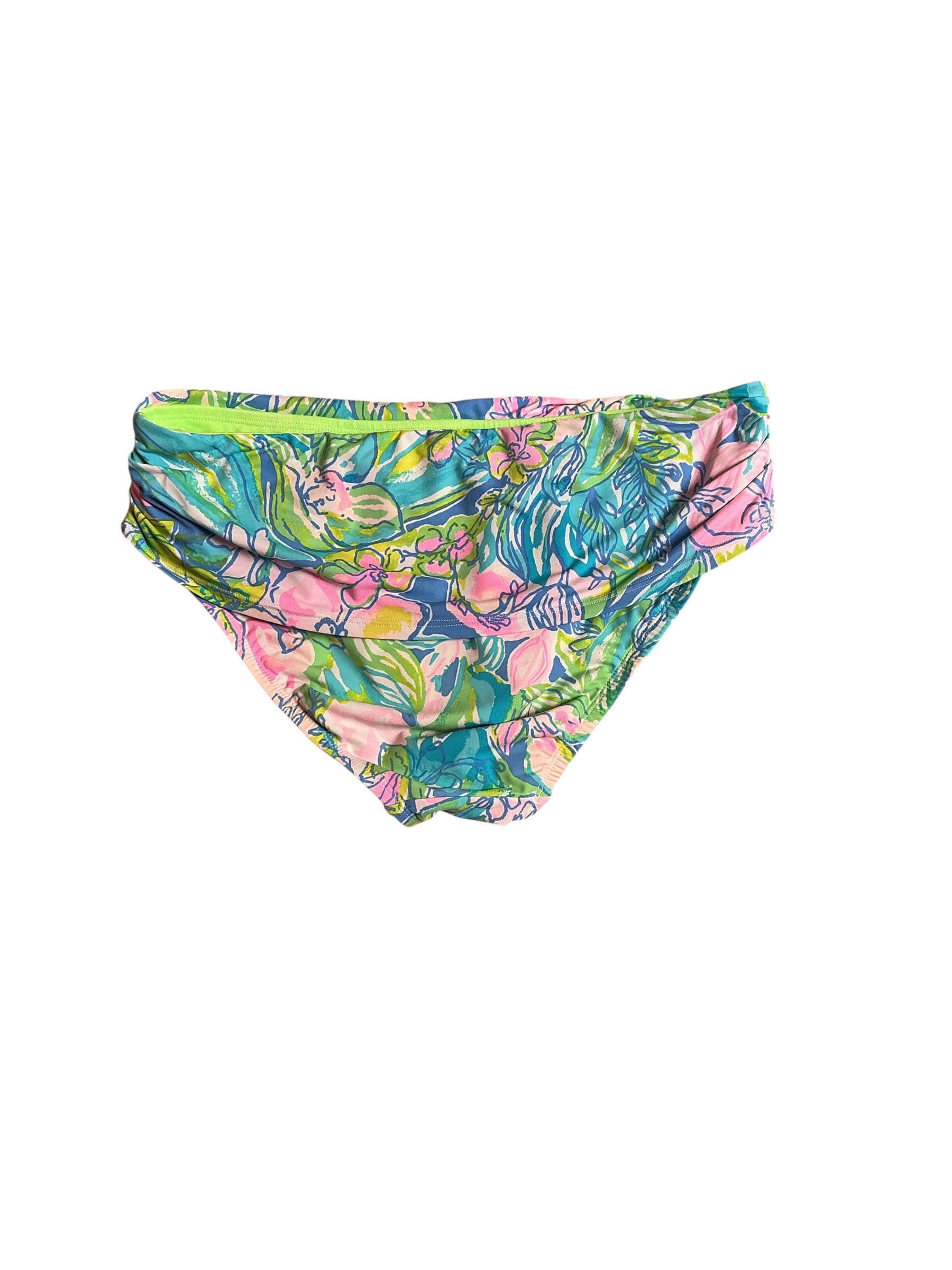Lilly Pulitzer Swimsuit Lagoon Sarong Hipster Bikini Bottom Sea Gypsea - Size 6