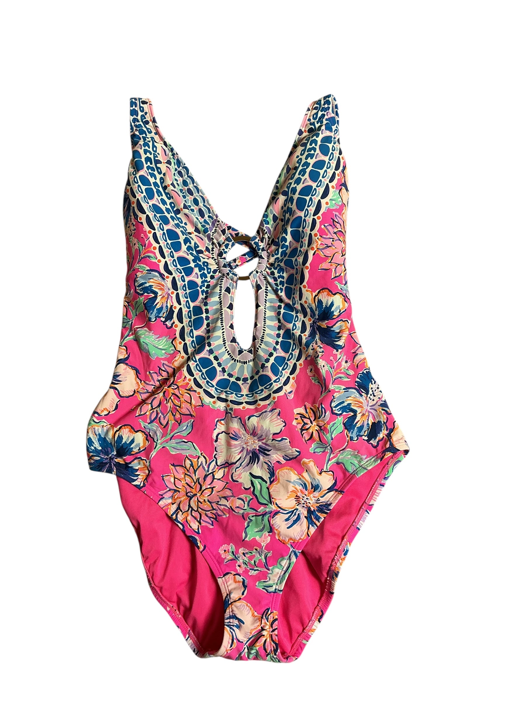 Lilly Pulitzer Multi Ester One-Piece Swimsuit - Size 8