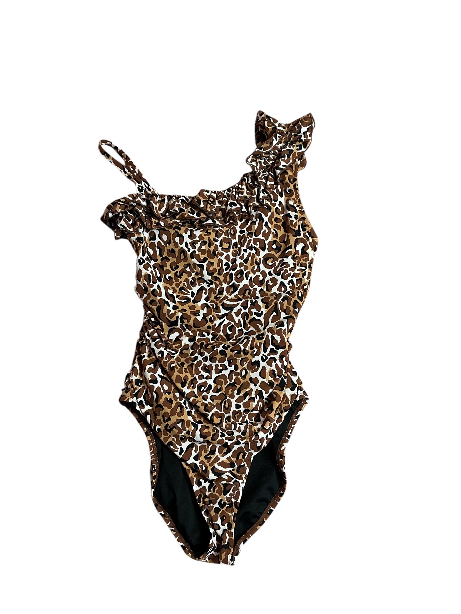 Lilly Pulitzer Swimsuit Kilbali One Piece Chocolate X Onyx My Favorite Spot - Size 8