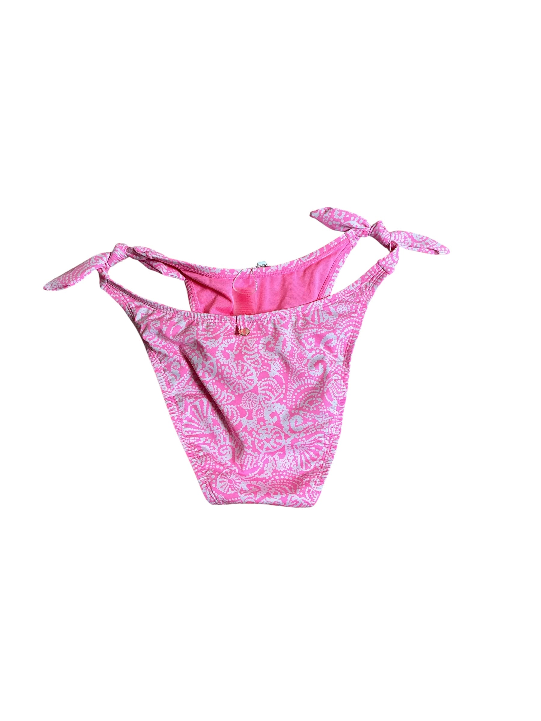 Lilly Pulitzer NWT Roga Bikini Bottom Rousseau Pink Tidepool Treasures Swimsuit - Size 8