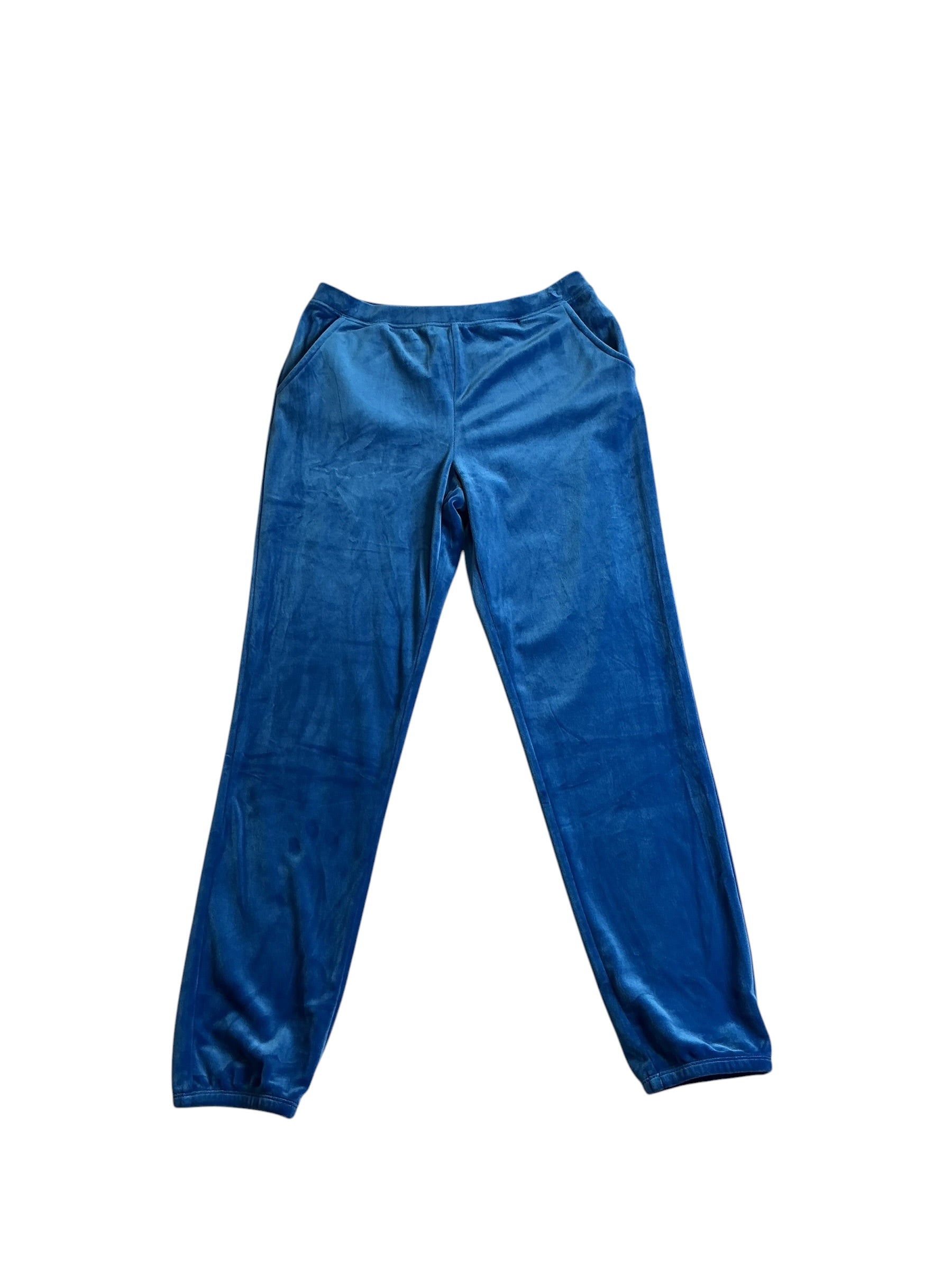 Lilly Pulitzer NWT Girls Mini Mallie Velour Pant Indigo Breeze - Size XL