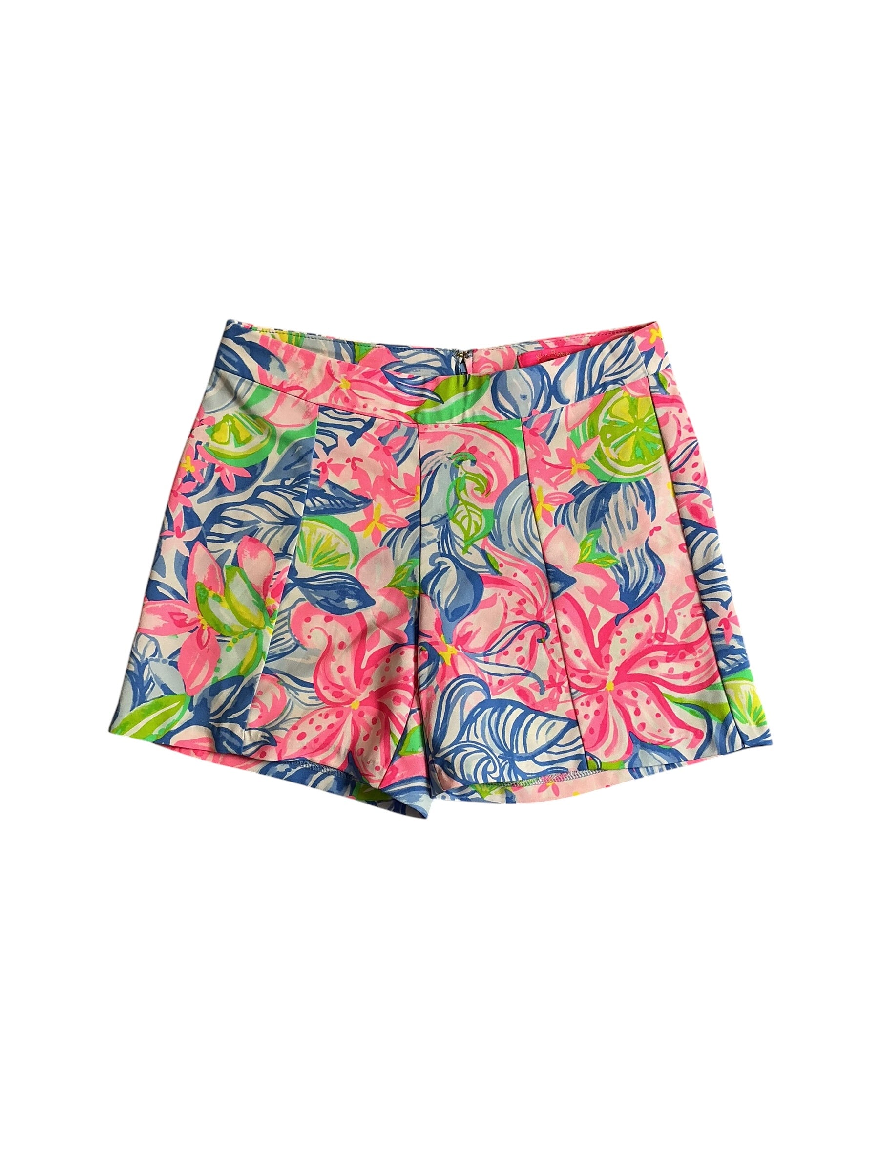 Lilly Pulitzer NWT Ariana Stretch Shorts Havana Cocktail - Size O
