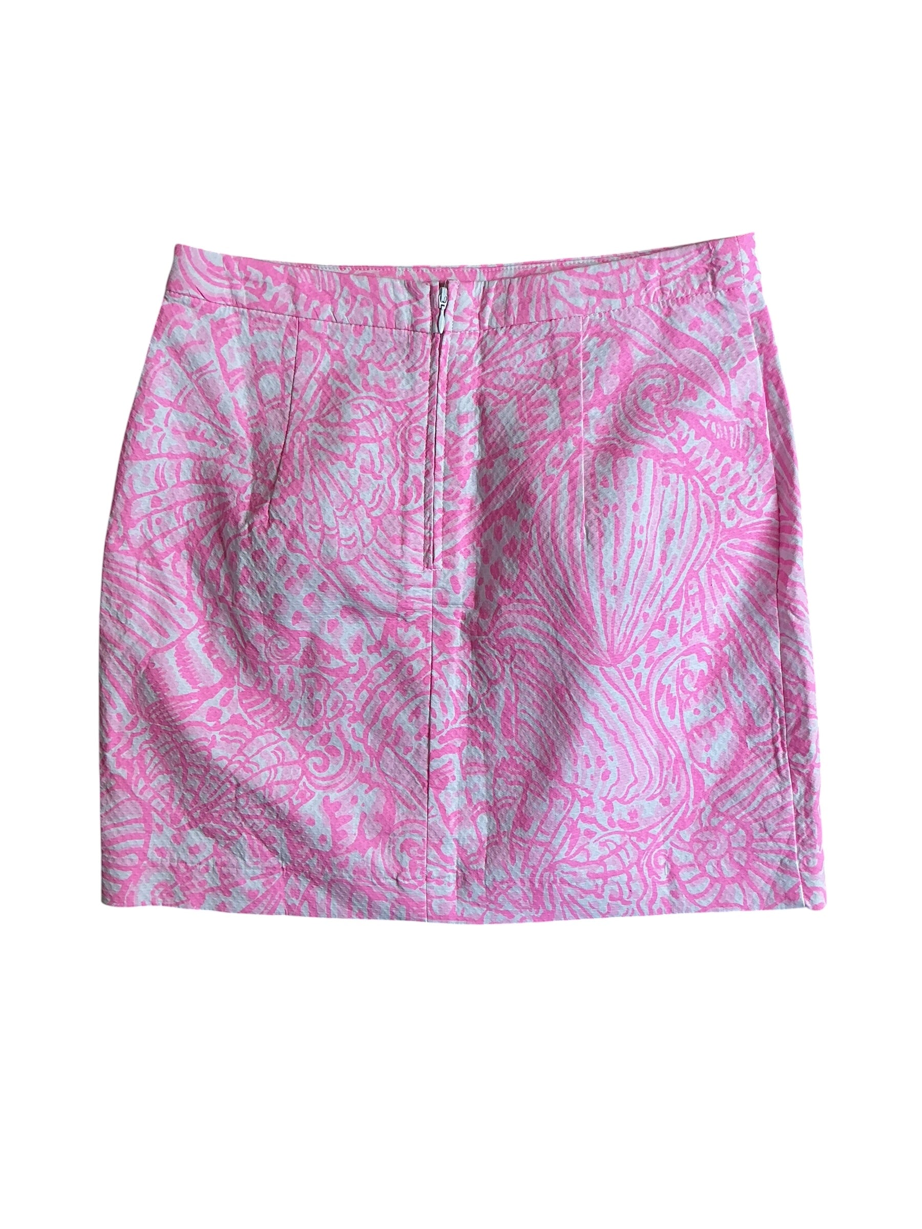 Lilly Pulitzer NWT Adeline Skirt - Pelican Pink Sea Cups - Size 6