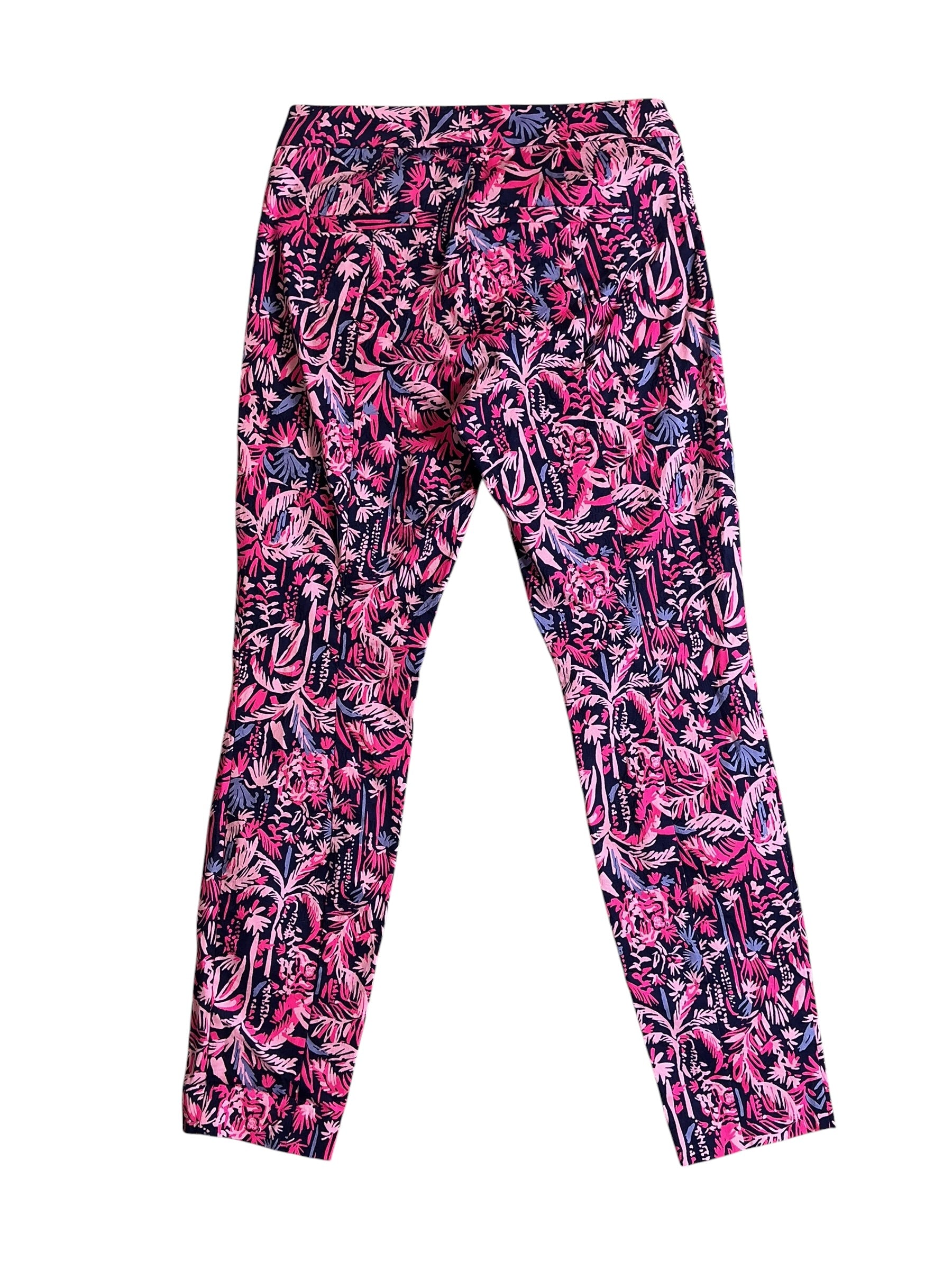 Lilly Pulitzer NWT Kelly Skinny Ankle Pant Bright Navy Swing Of Things - Size 2