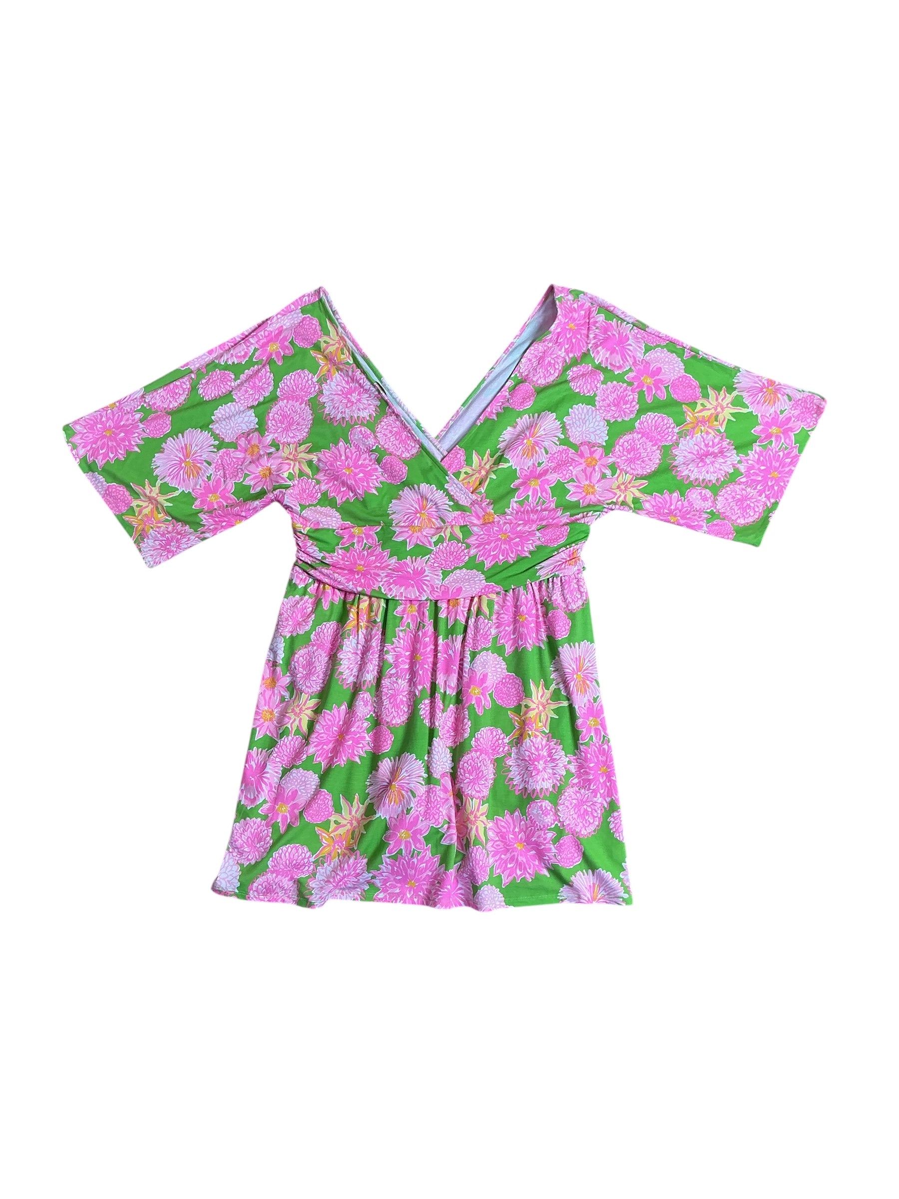 Lilly Pulitzer NWT Parigi Skort Romper - Multi Seaside Garden - Size XL