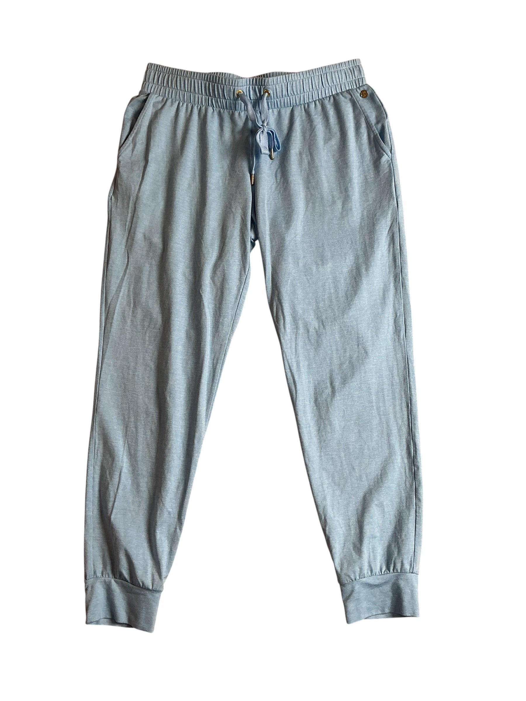 Lilly Pulitzer Evia Shimmer Terry Joggers Seaside Grey- Size S