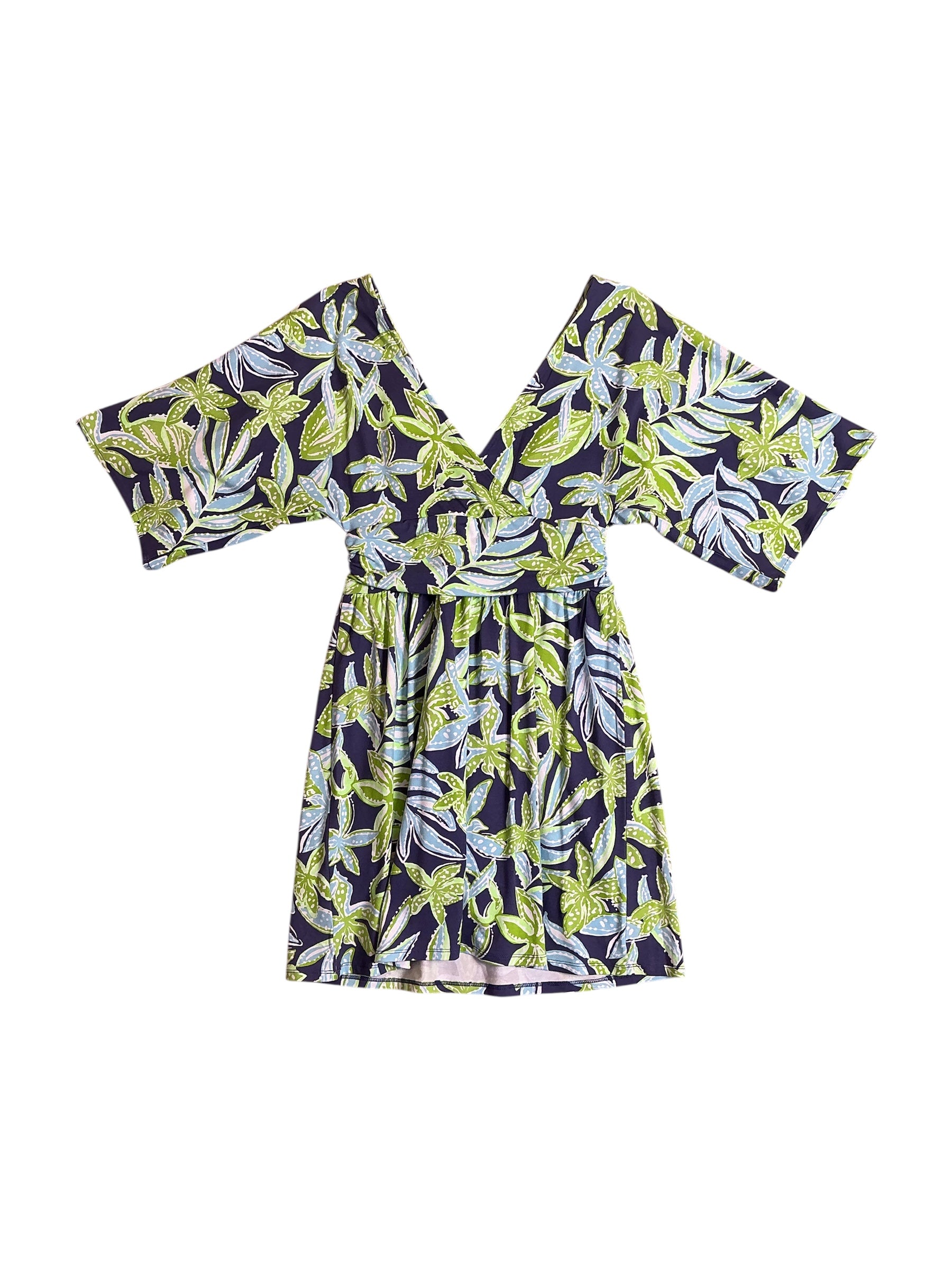 Lilly Pulitzer NWT Parigi Knit Skort Romper - Sapphire Pool Tropical Tango - Size XL