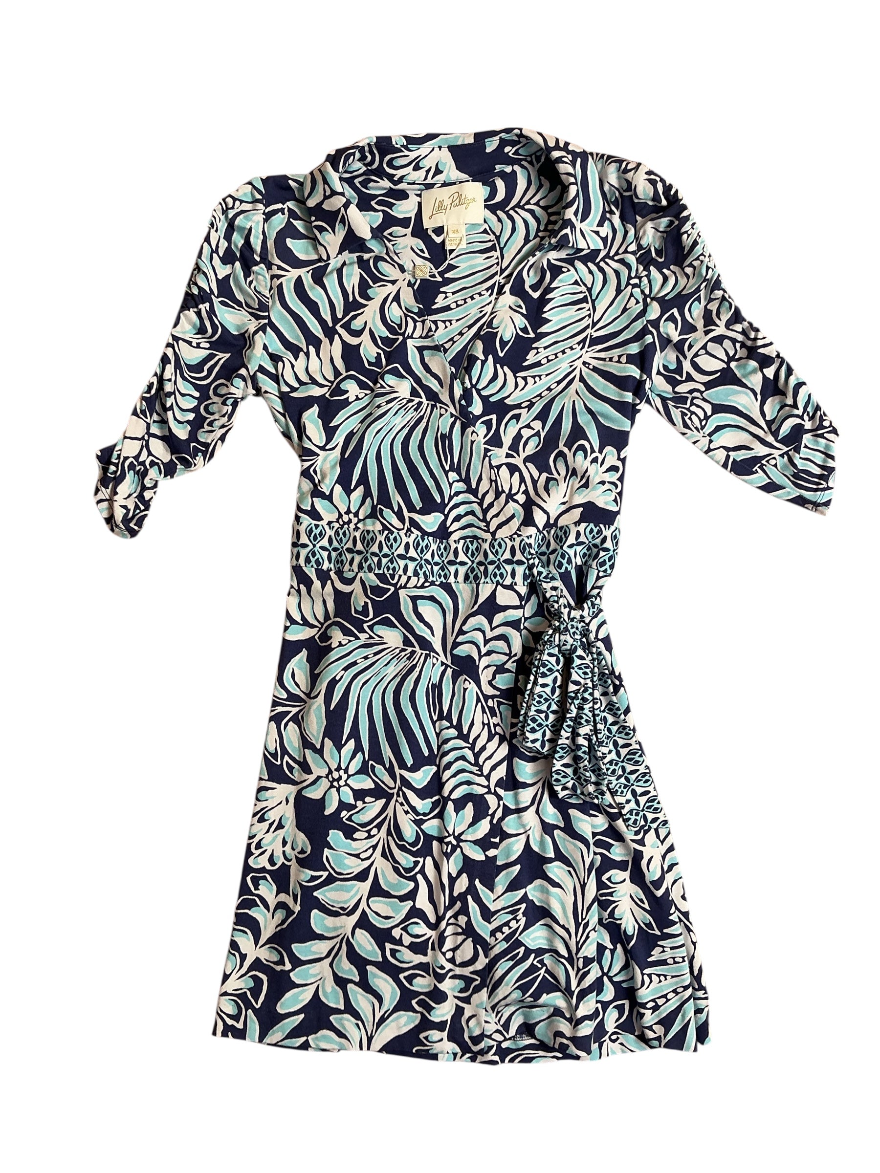 Lilly Pulitzer NWT Ibby Skirted Romper - Sapphire Pool Summer Shoreline Engineered - Size XS