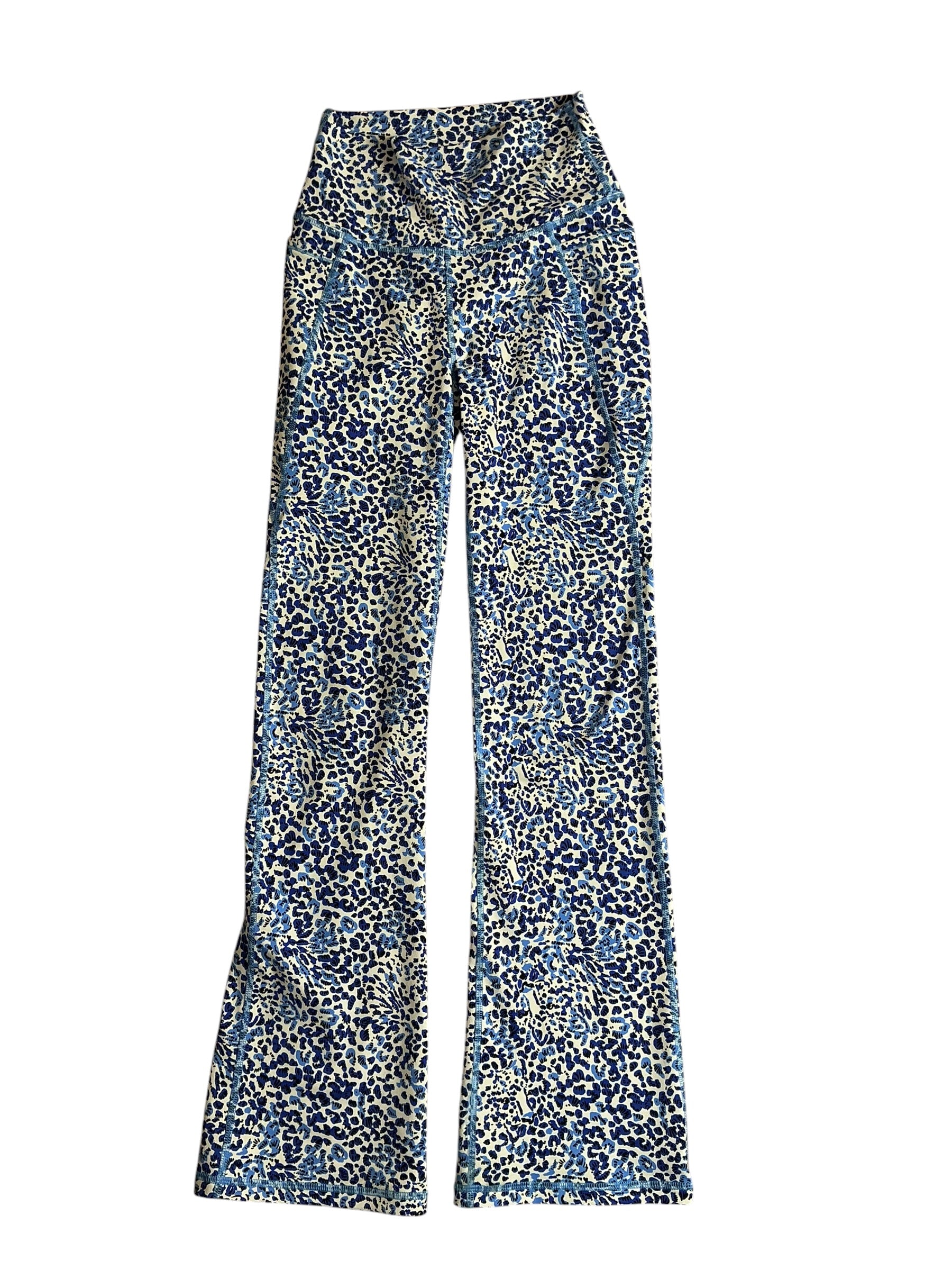Lilly Pulitzer Luxletic Carpe Vita Flare Legging Resort White Twisted Up - Size S