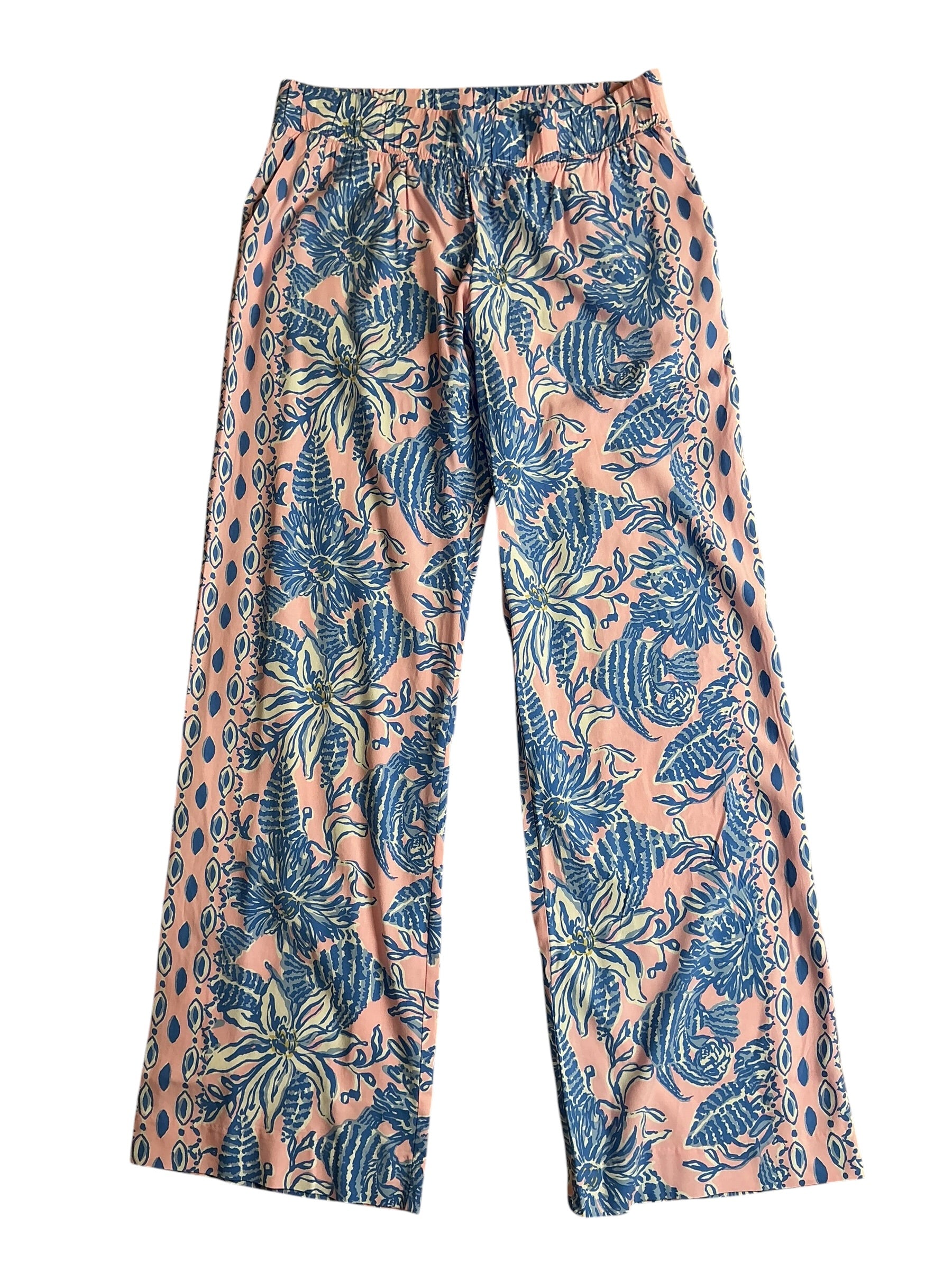 Lilly Pulitzer NWT Bal Harbor Stretch PA Conch Shell Pink Up Scale Engineered PA - Size M