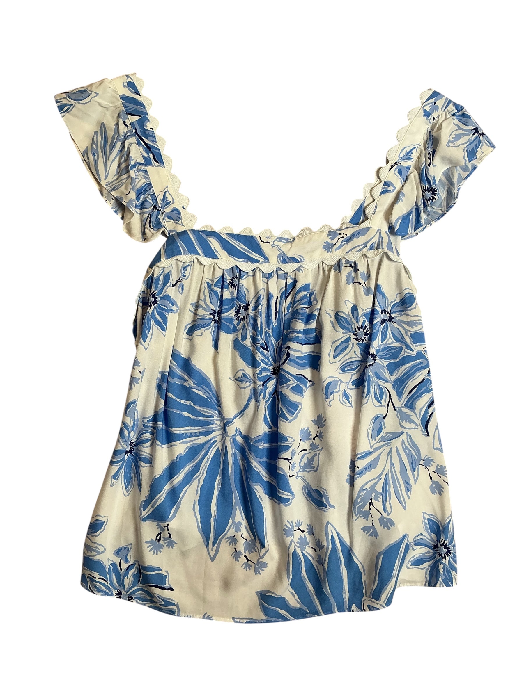 Lilly Pulitzer NWT Gyah Sleeveless Top - Resort White Jet Set Jungle - Size XL