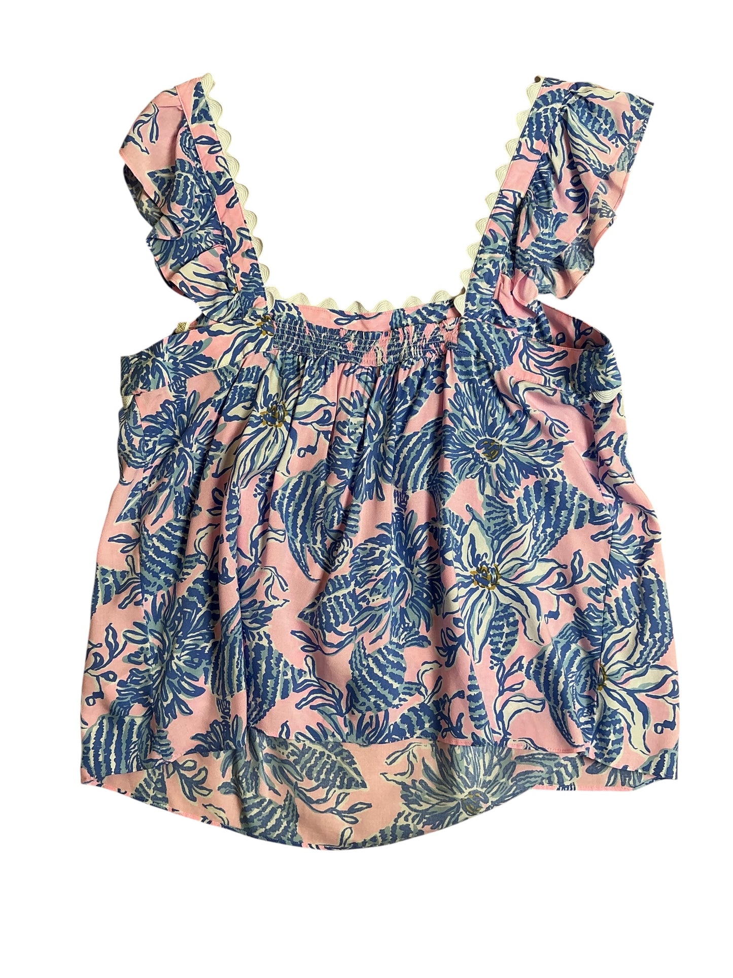 Lilly Pulitzer NWT Gyah Sleeveless Top - Conch Shell Pink Up Scale - Size XL