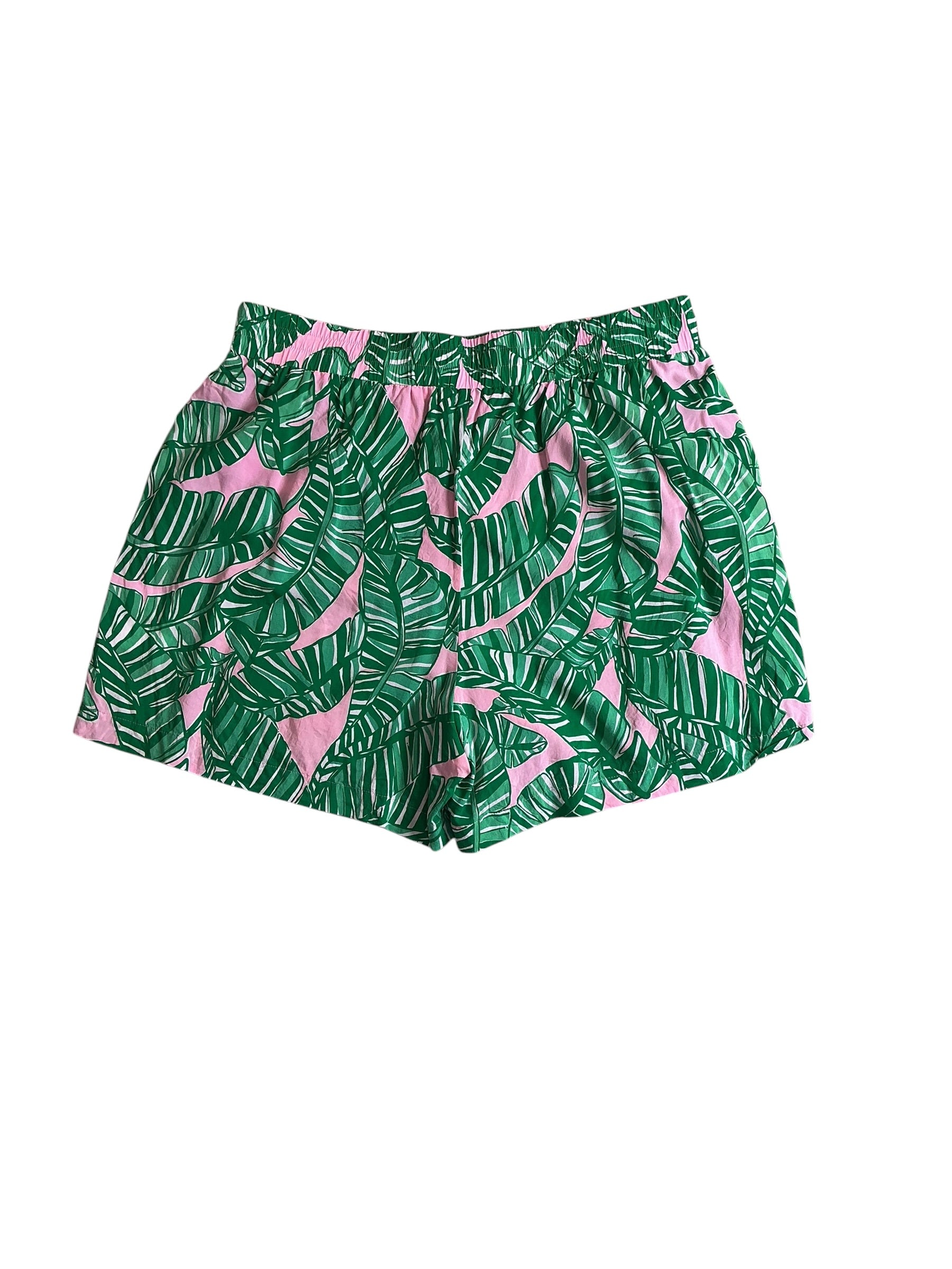 Lilly Pulitzer Riv Shortss Cover - Up Conch Shell Pink Let’s Go Bananas - Size L