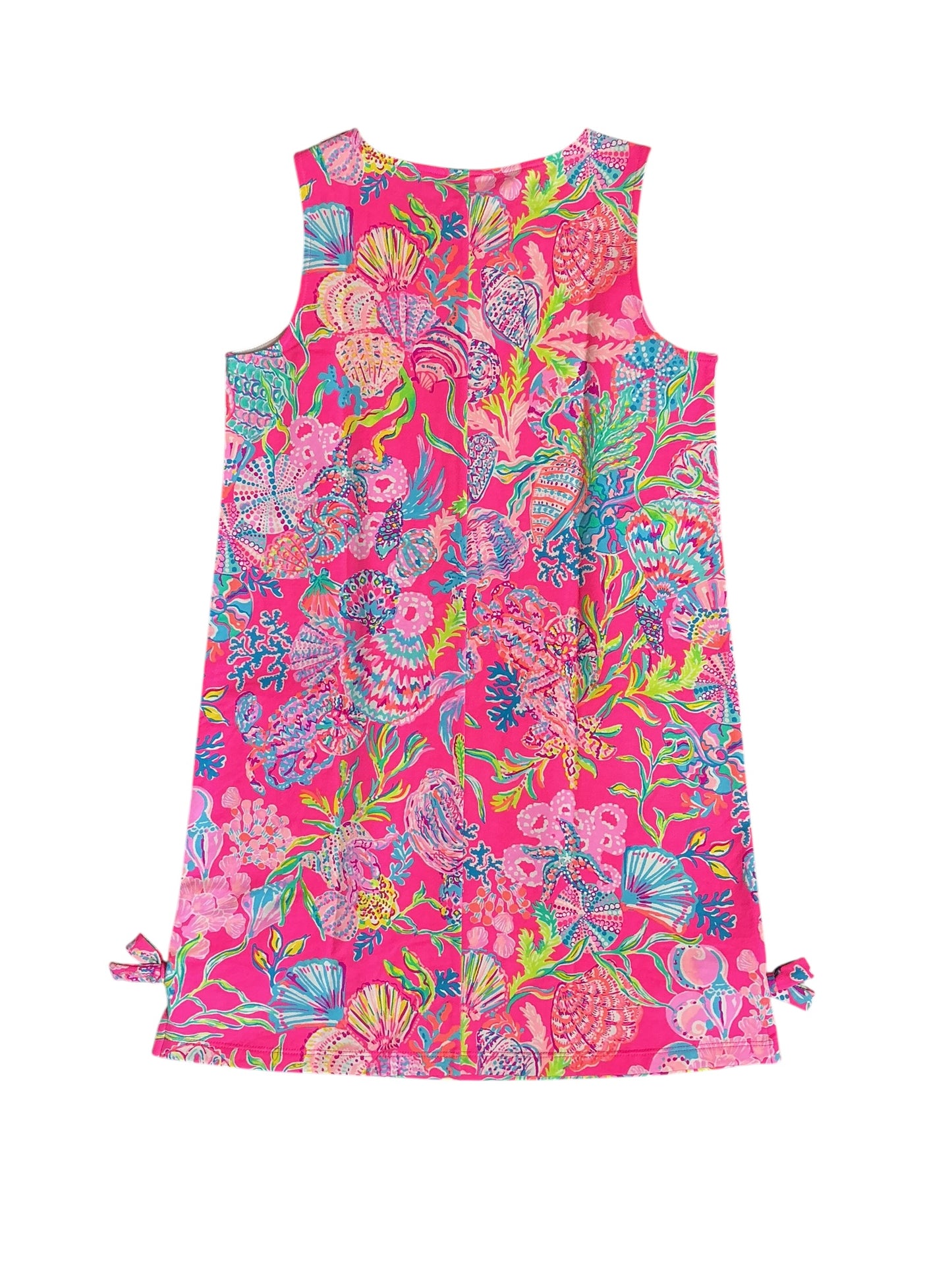 Lilly Pulitzer NWT Girls Lilly Knit Shift Dress Pink Isle Shell Me Something Good - Size XL (12-14)