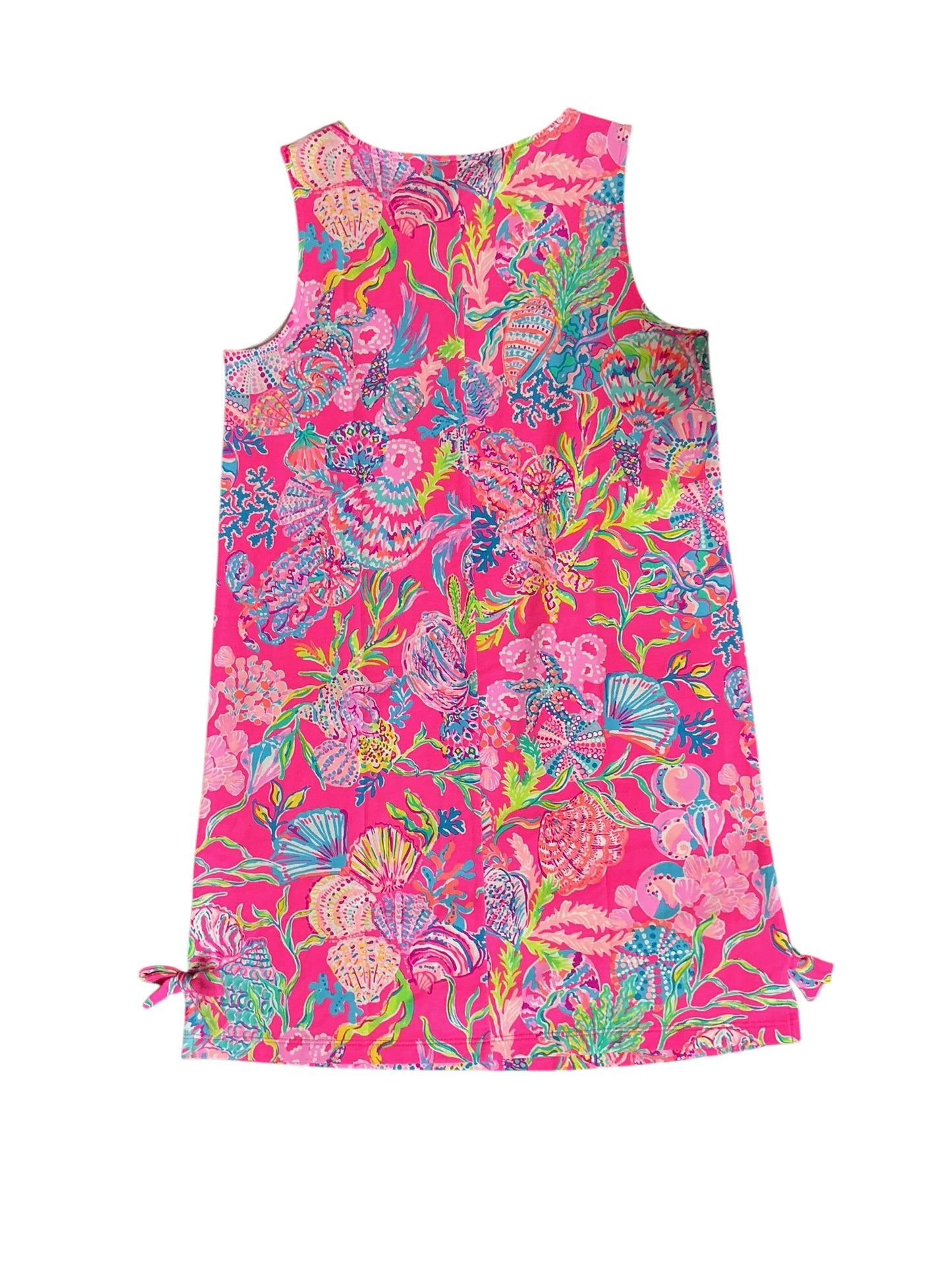Lilly Pulitzer NWT Girls Lilly Knit Shift Dress Pink Isle Shell Me Something Good - Size XL (12-14)