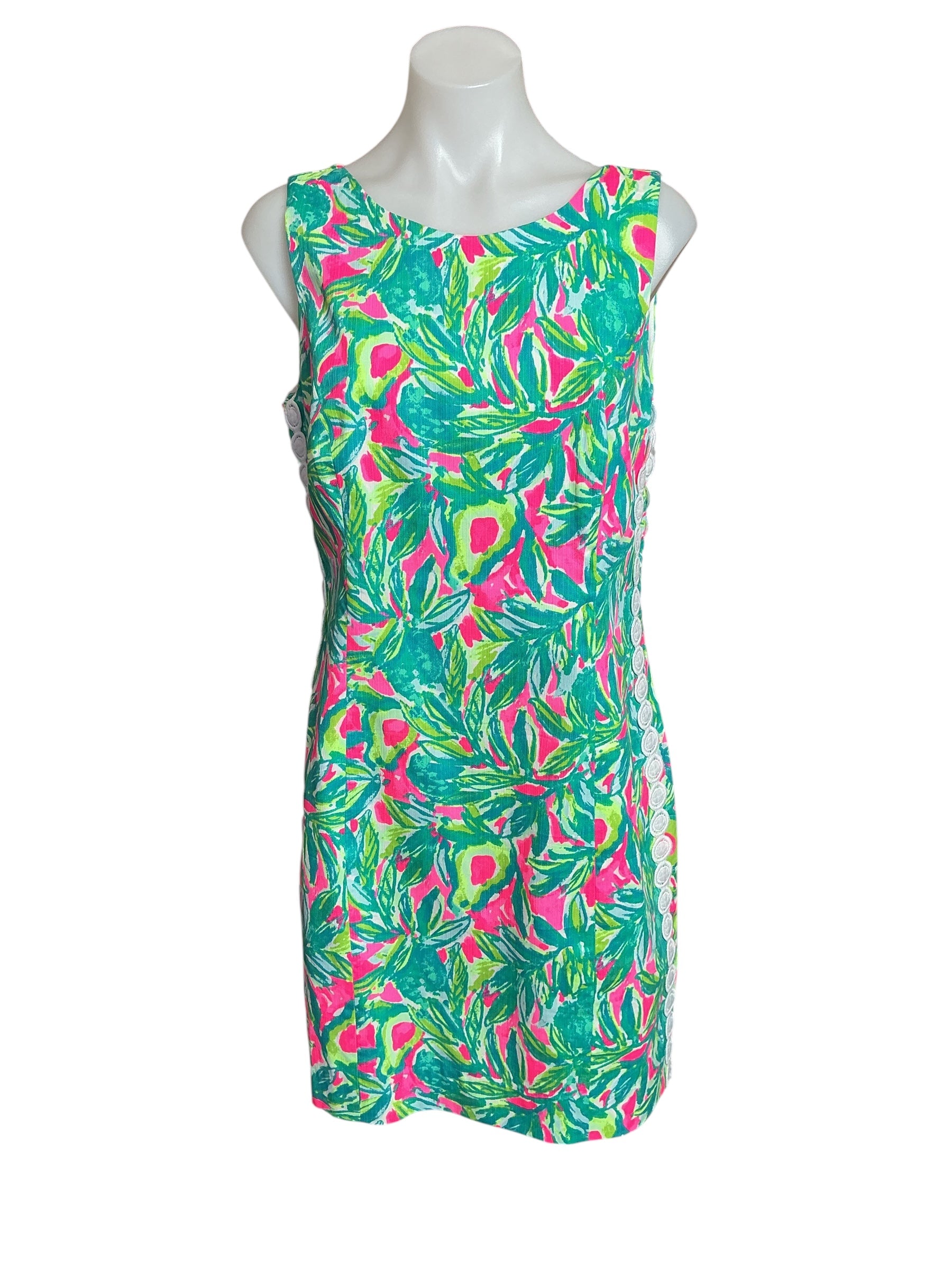 Lilly Pulitzer Mila Shift - Guac And Roll - Size 10