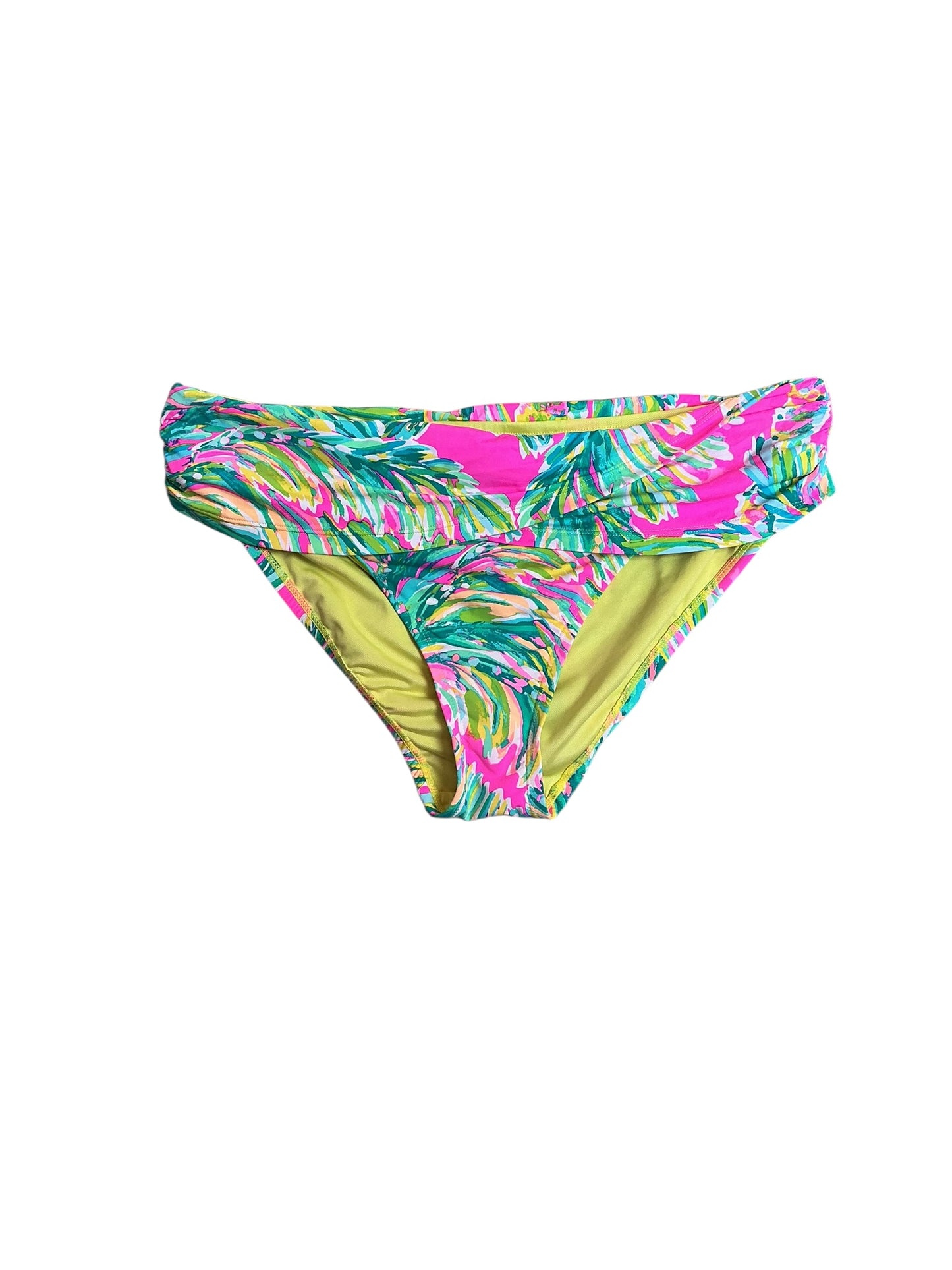 Lilly Pulitzer Lagoon Sarong Swimsuit Bikini Bottom - Multi - Size 10