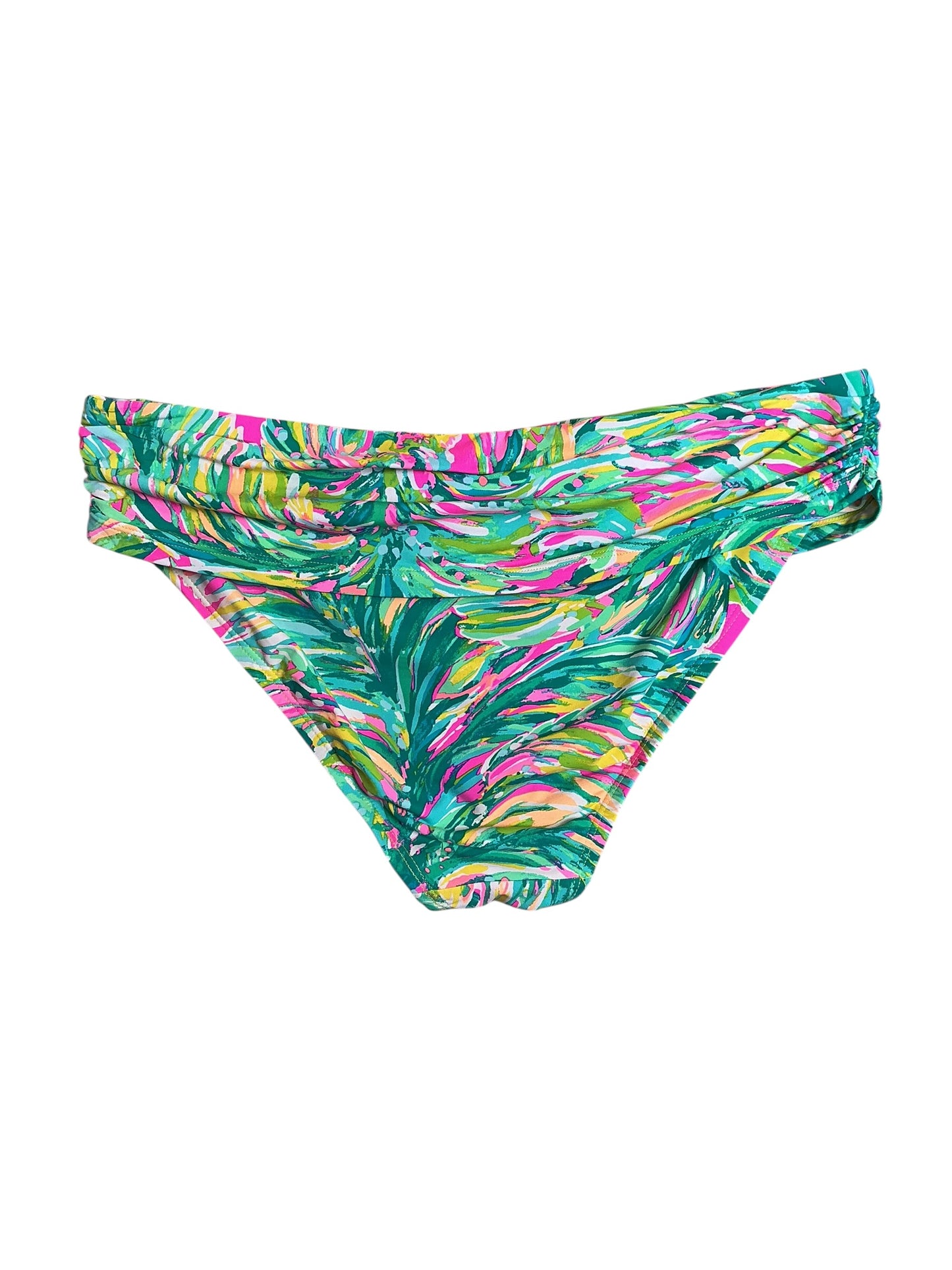 Lilly Pulitzer Lagoon Sarong Swimsuit Bikini Bottom - Multi - Size 10