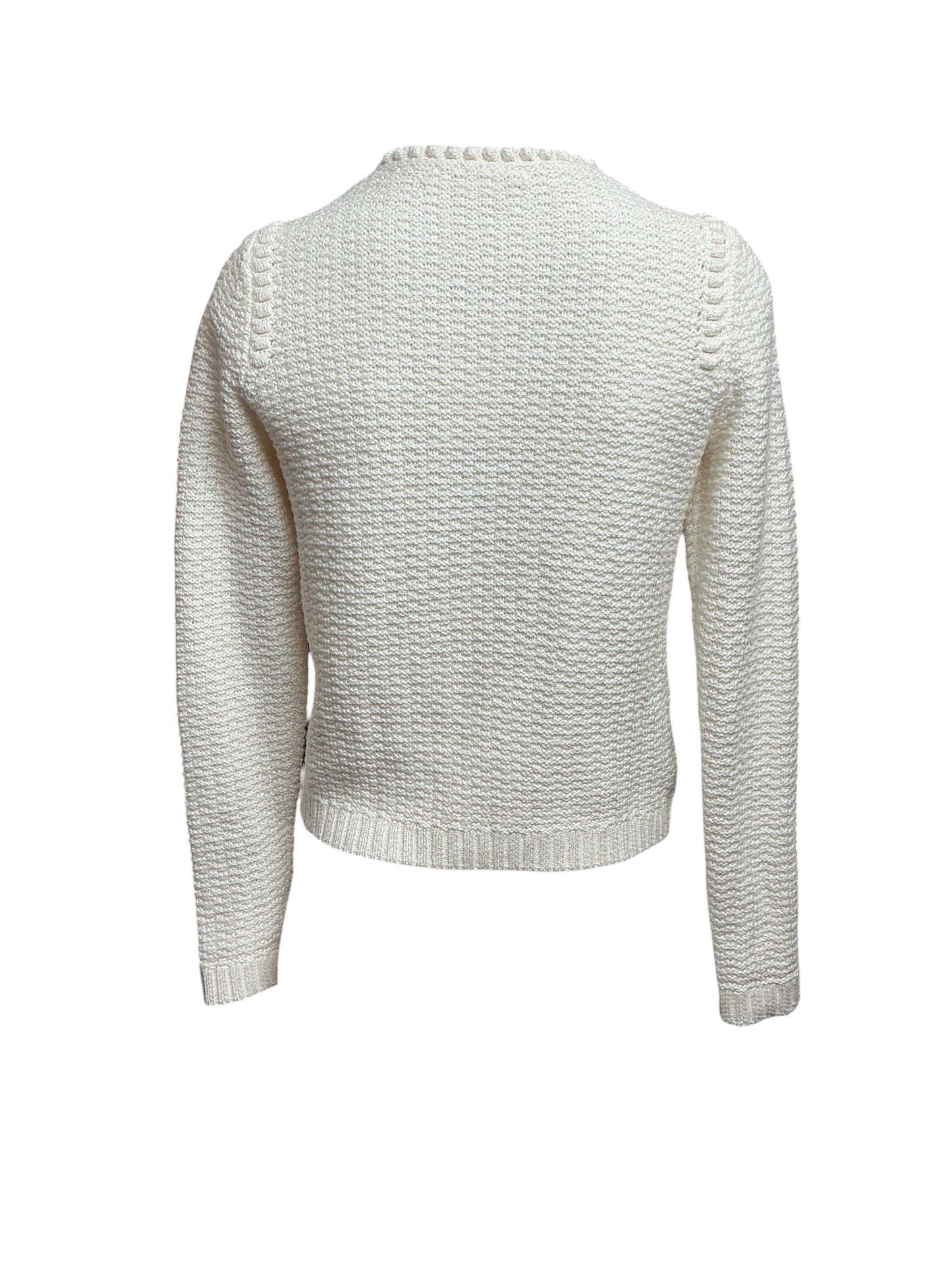 Lilly Pulitzer Kenton Cardigan - Coconut Metallic - Size XXS