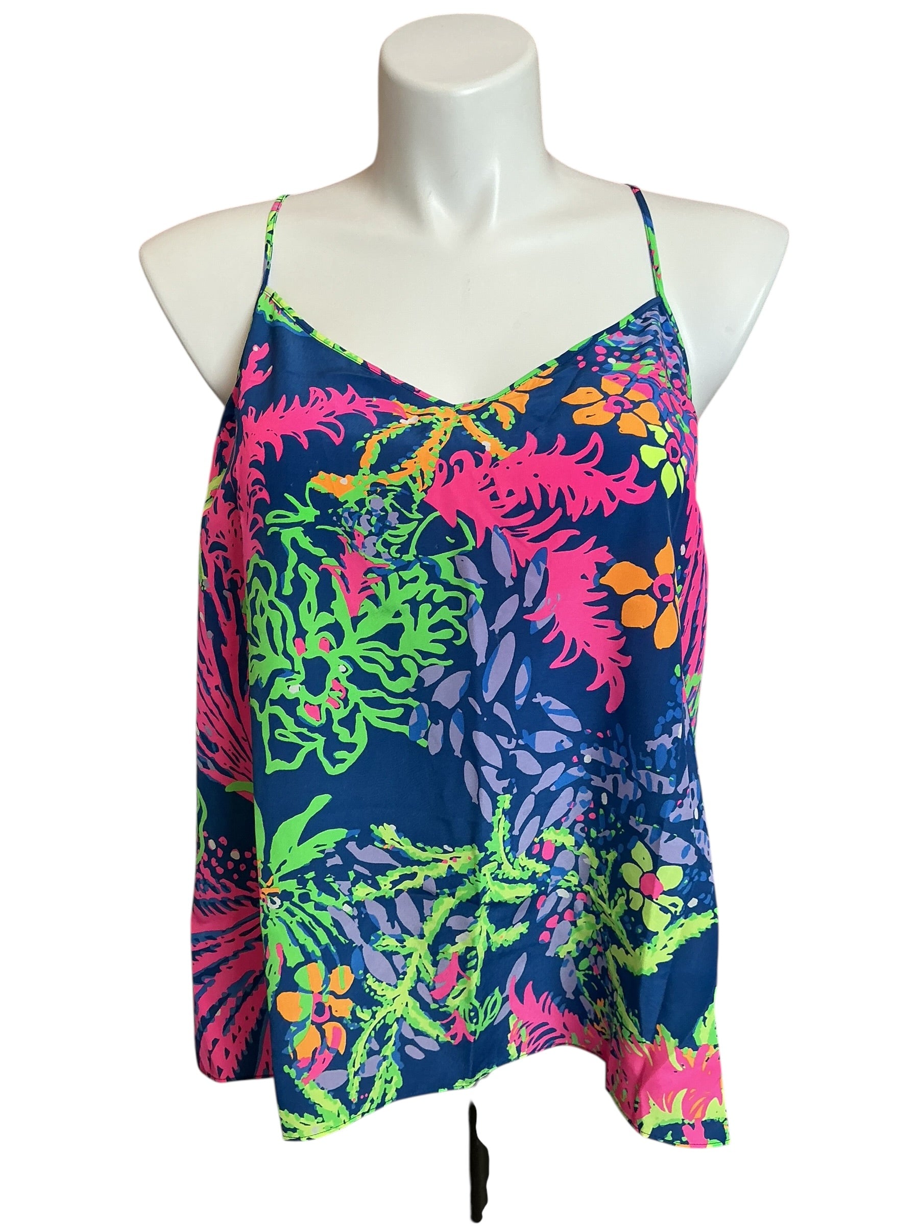 Lilly Pulitzer NWT Dusk Top Indigo All A Glow - Size XL