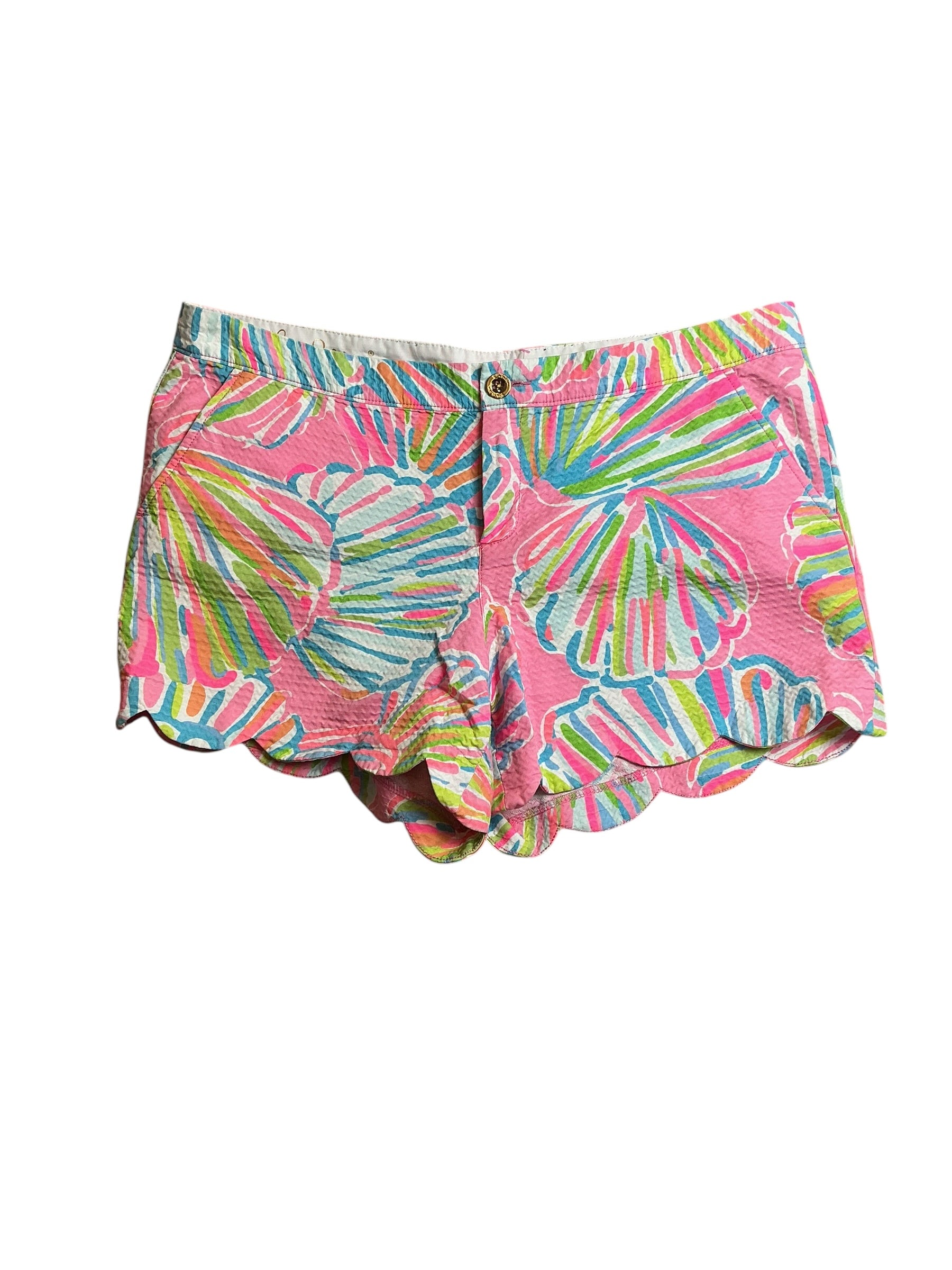 Lilly Pulitzer Buttercup Short - Pink Pout Shellabrate - Size 16